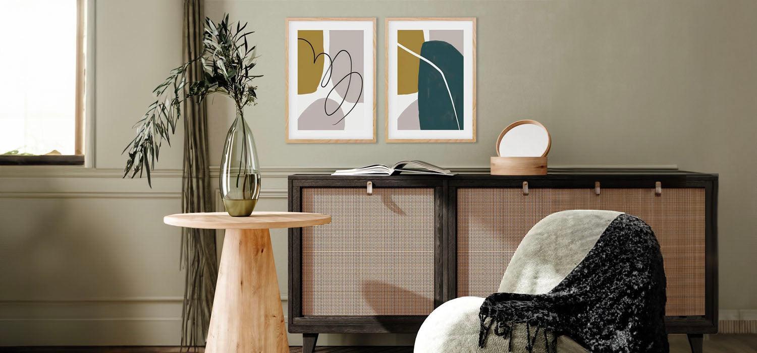 green and grey living room wall ideas modern home