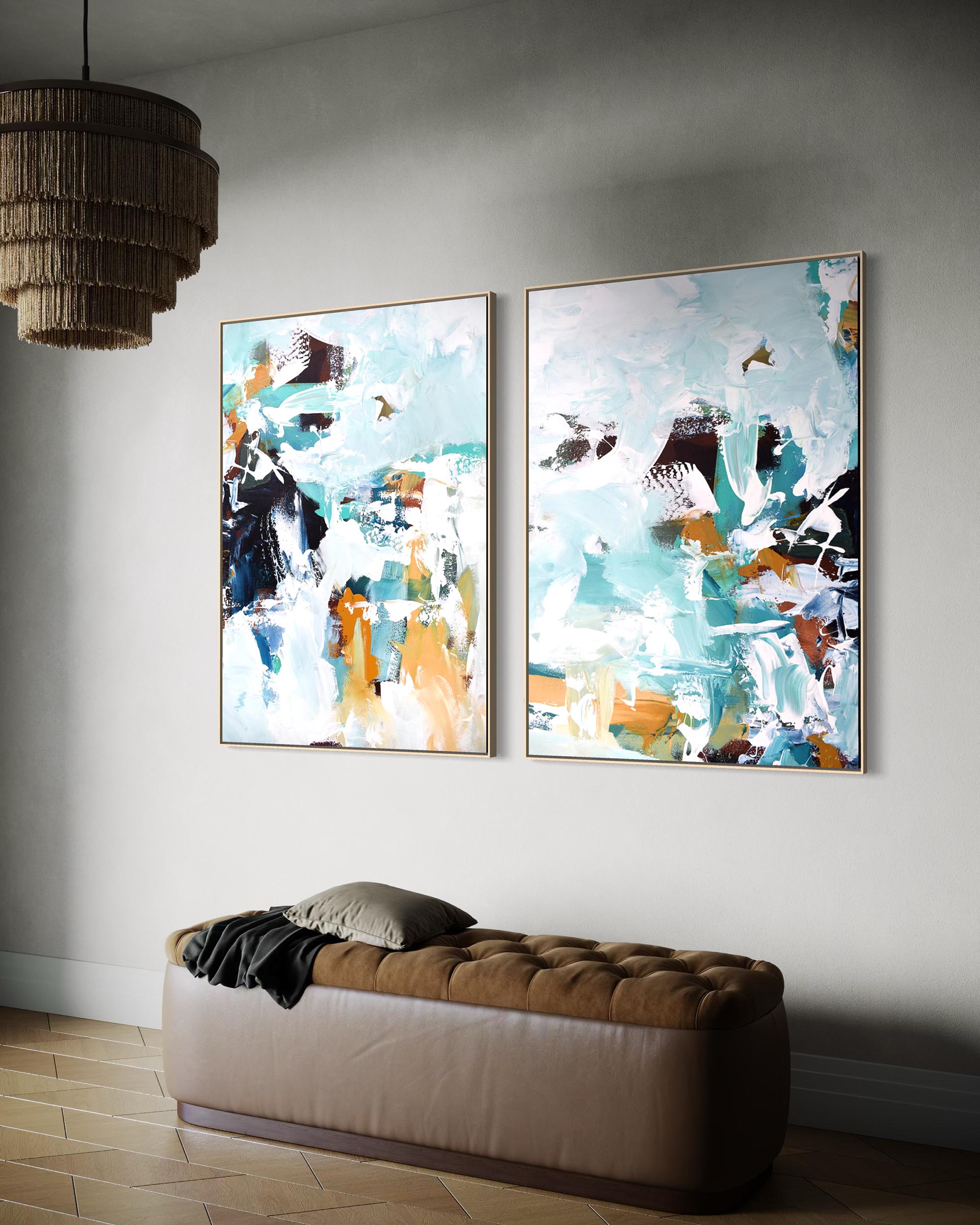 Teal Wall Art Framed Artwork Free Delivery Page 8