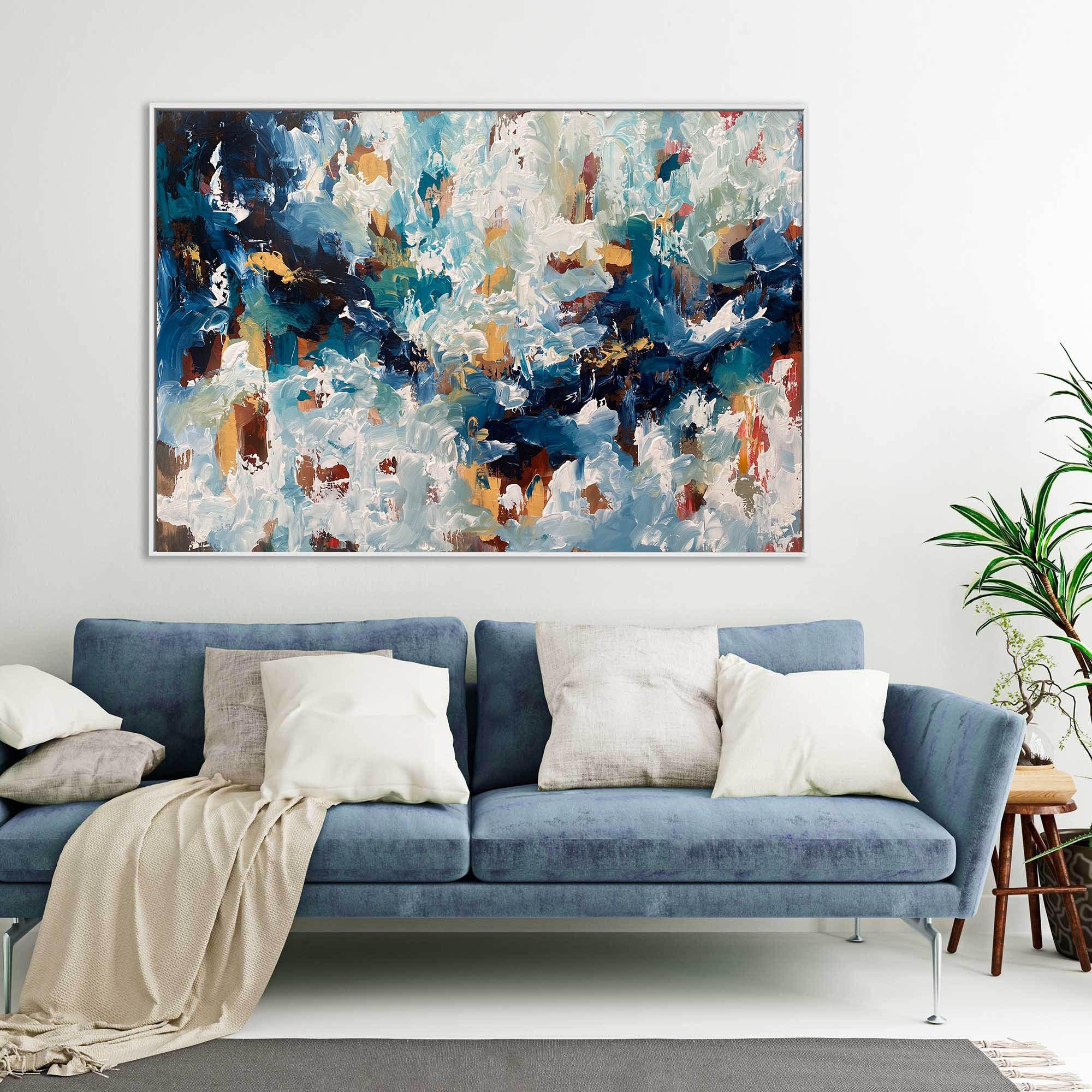 Canvas Painting for Living Room, Extra Large Wall Art Painting, Modern