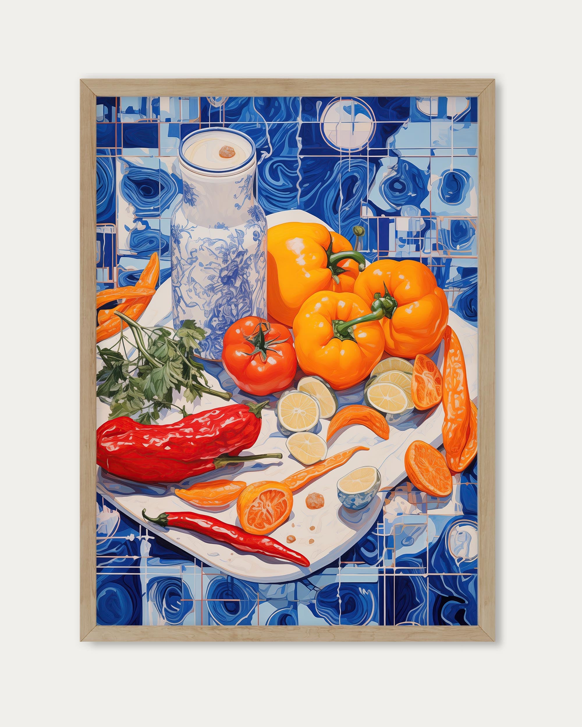 Colourful Picnic II Wall Art Print