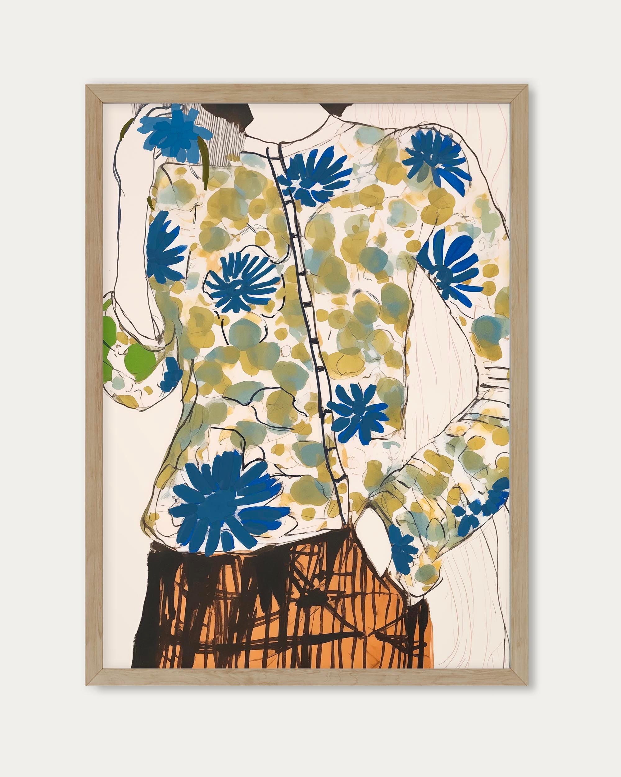 Floral Jacket Art Print