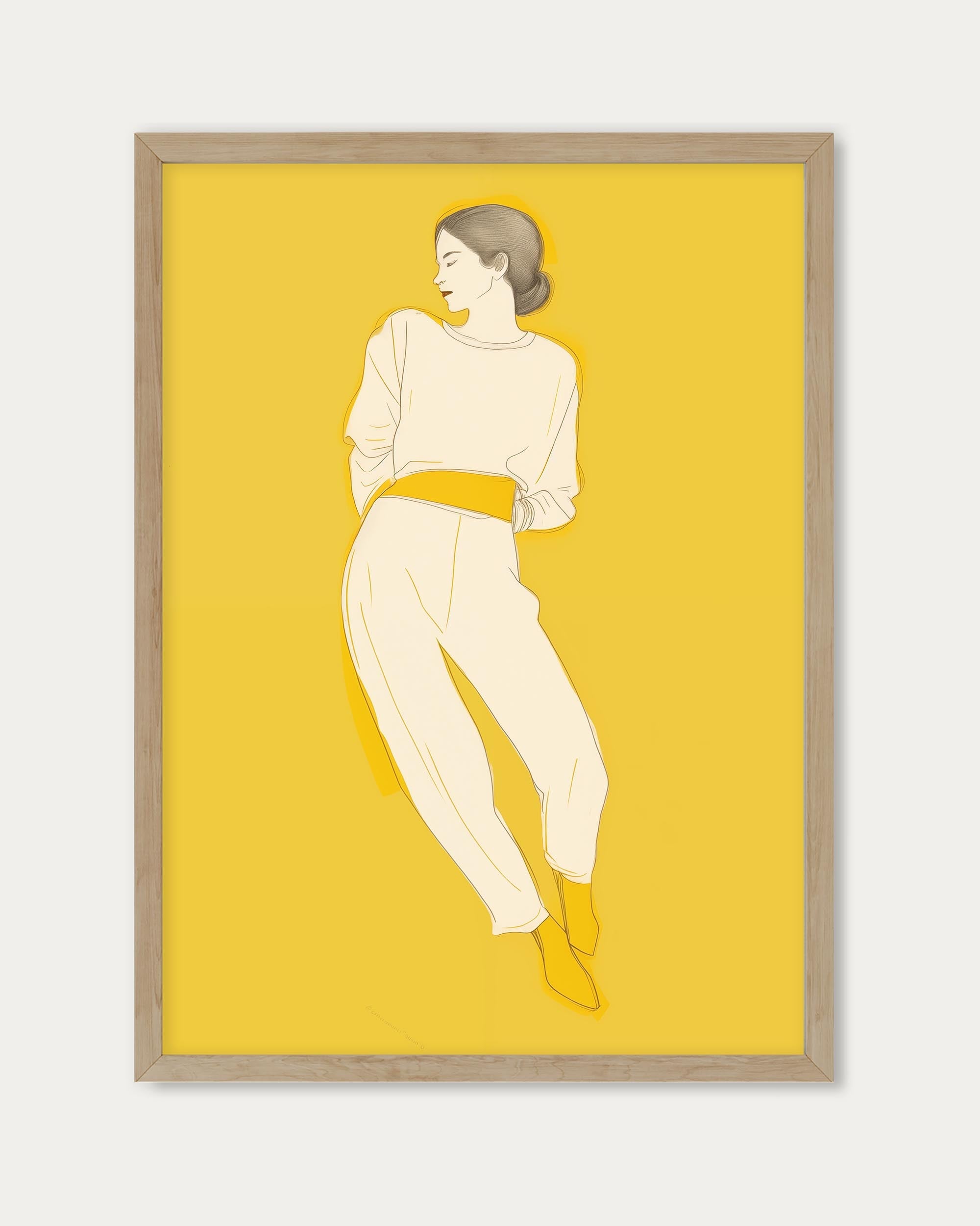 Pose Study I Art Print