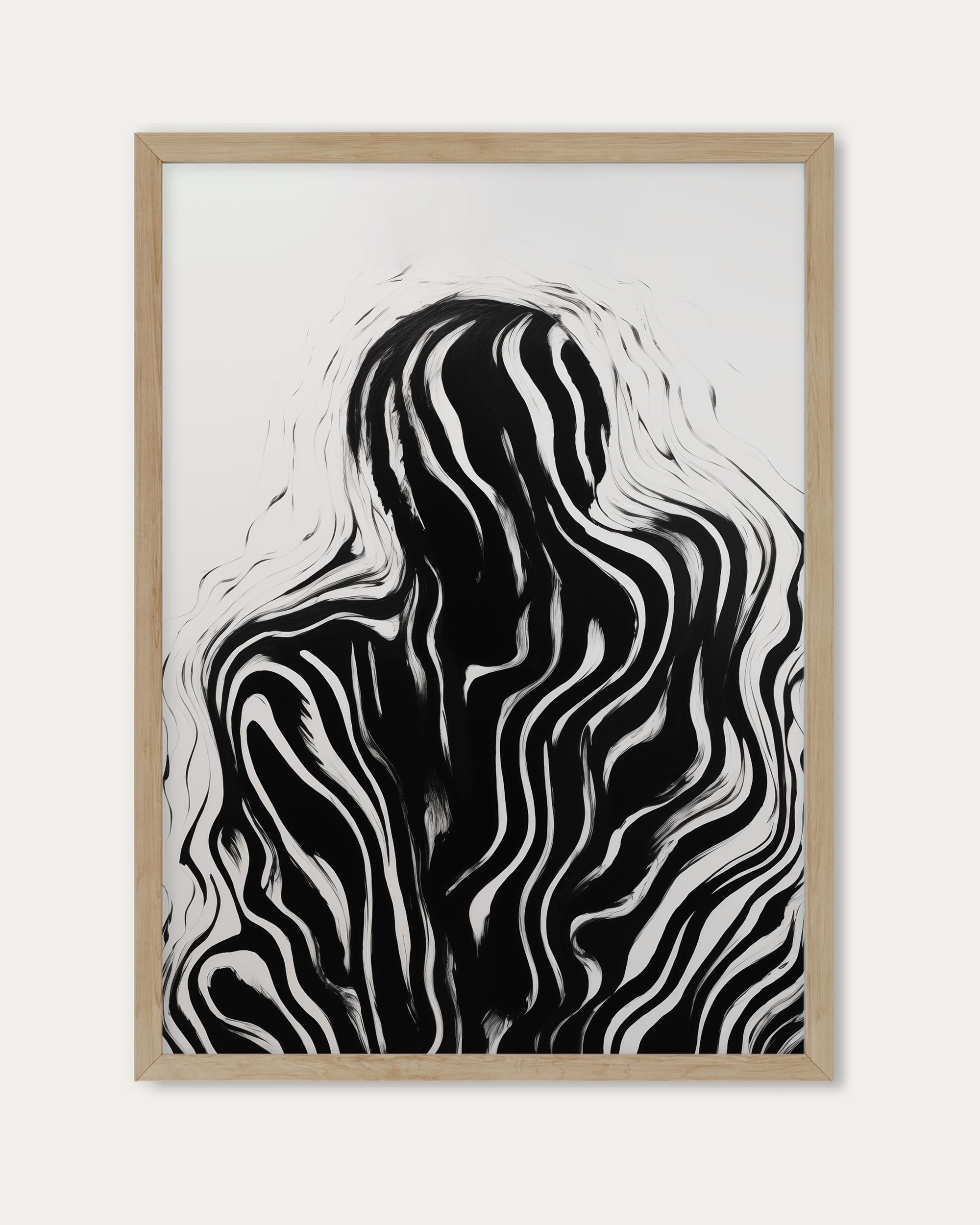 Monochrome Shadows II Art Print