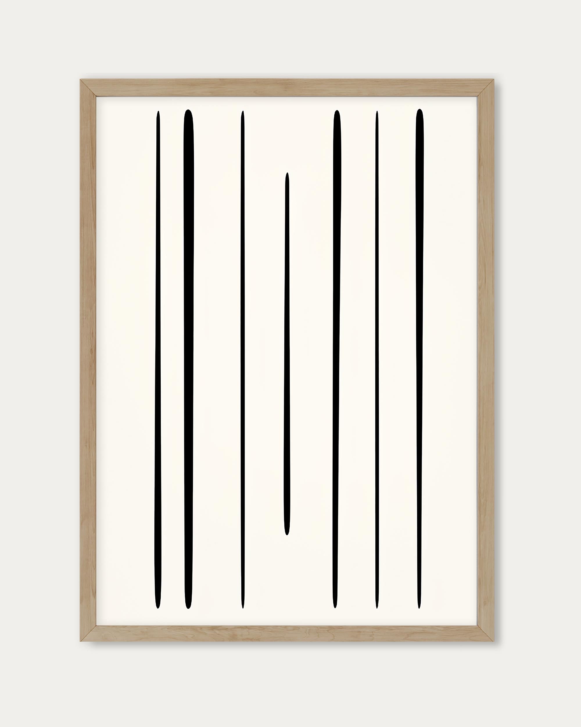Vertical Line Art Print