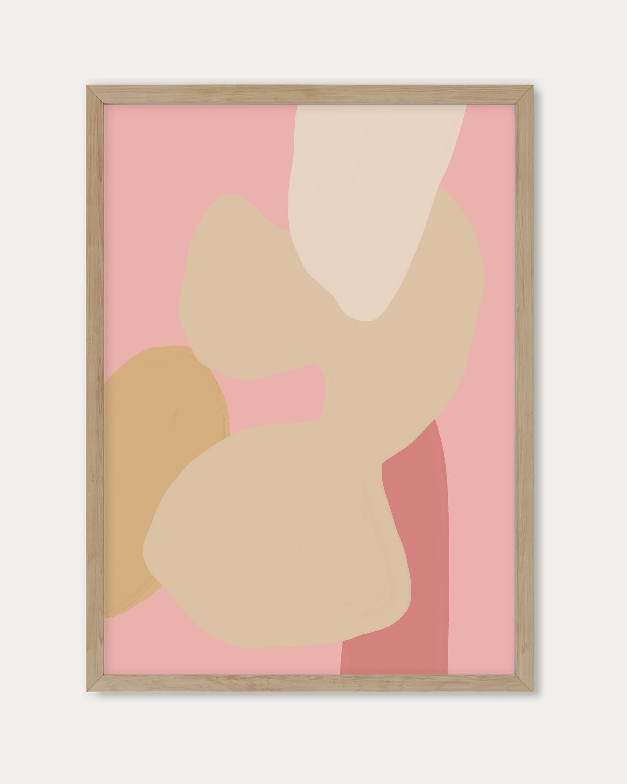 Pink Abstract Pattern Wall Art