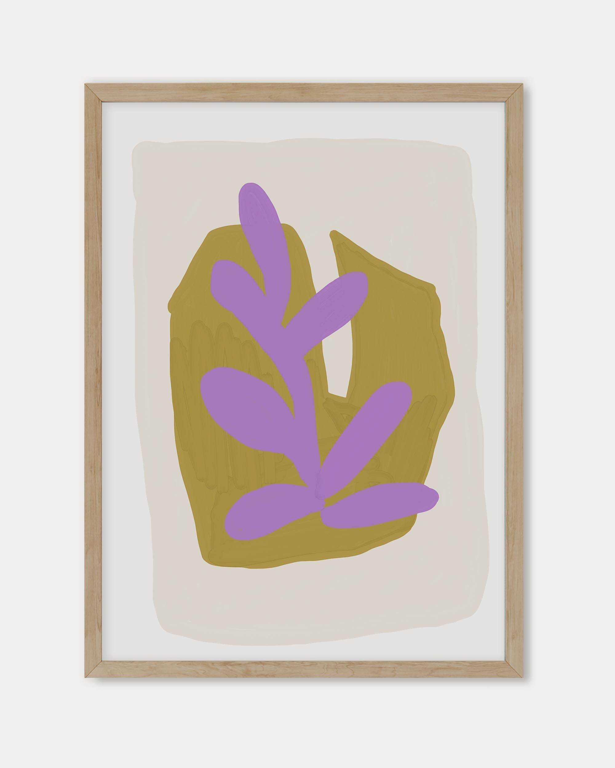 Organic Shapes Wall Art Print