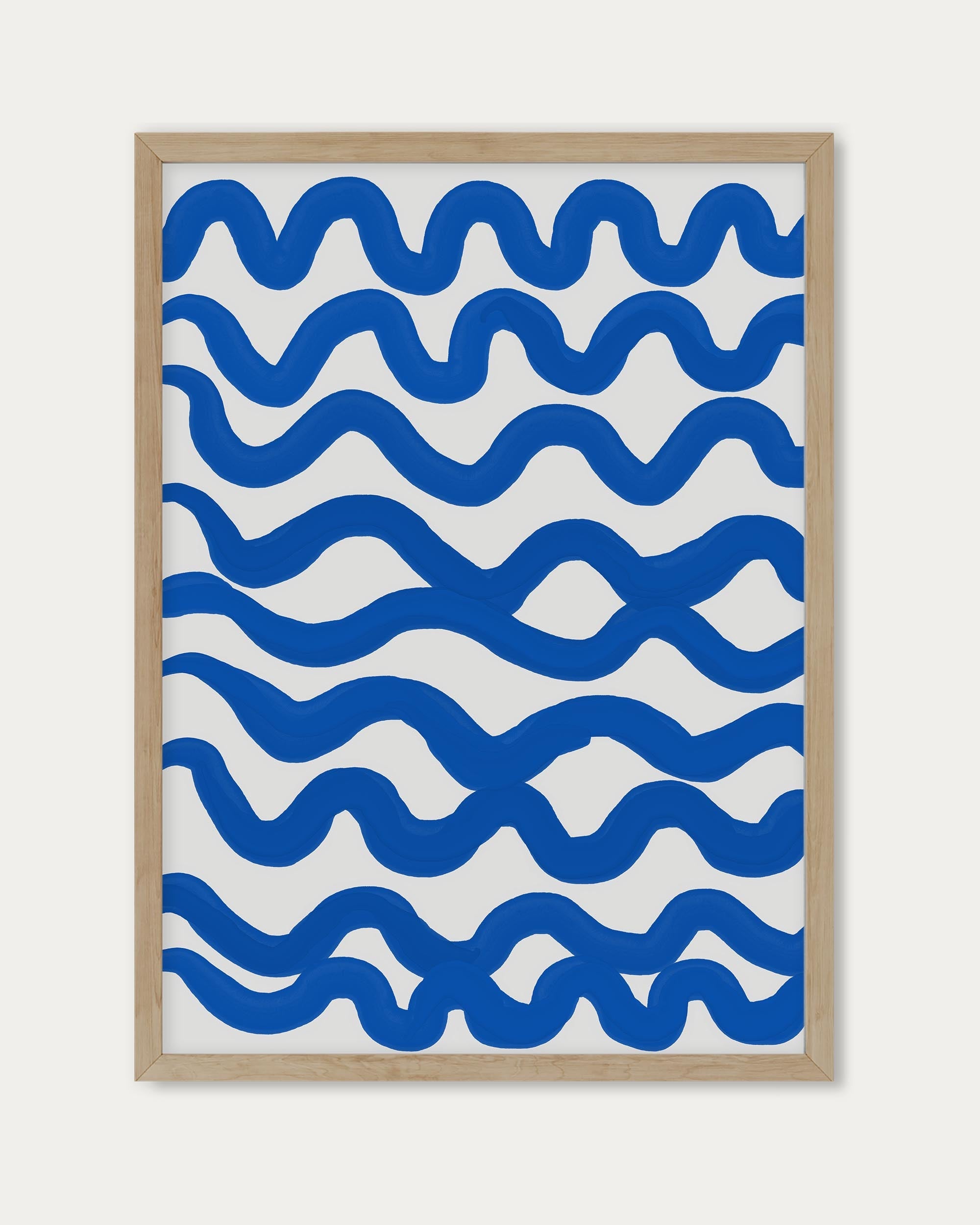 Blue Waves Art Print