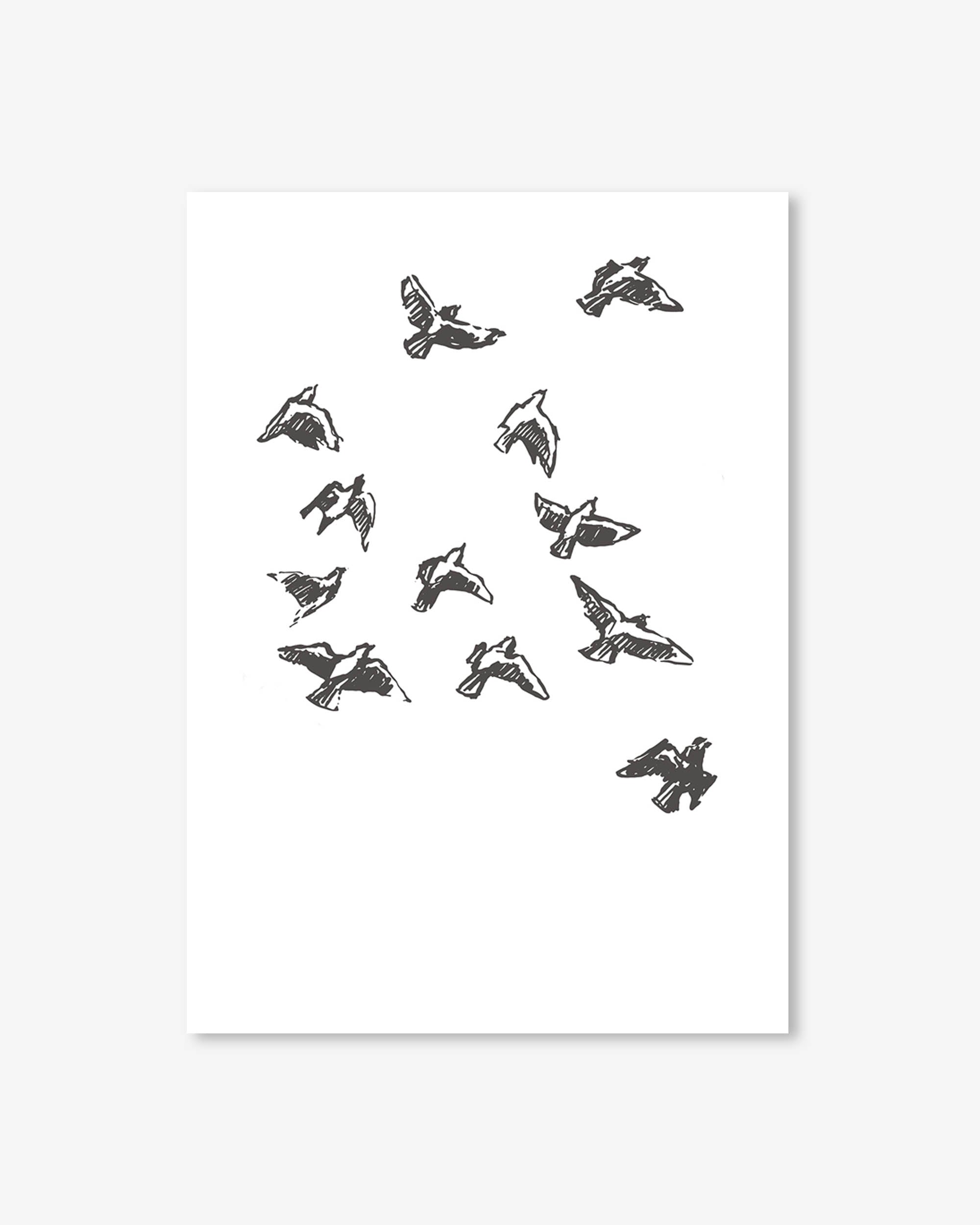Watercolour Birds 2 Art Print