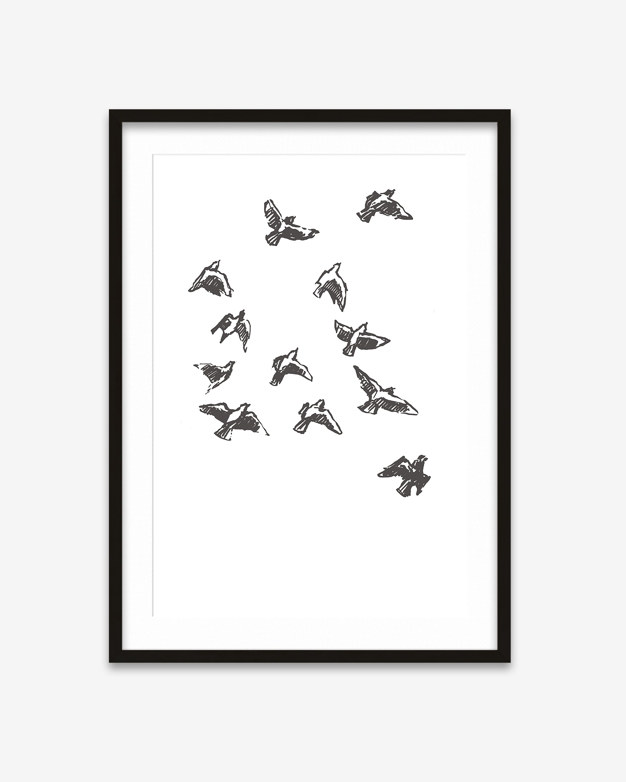 Watercolour Birds 2 Art Print