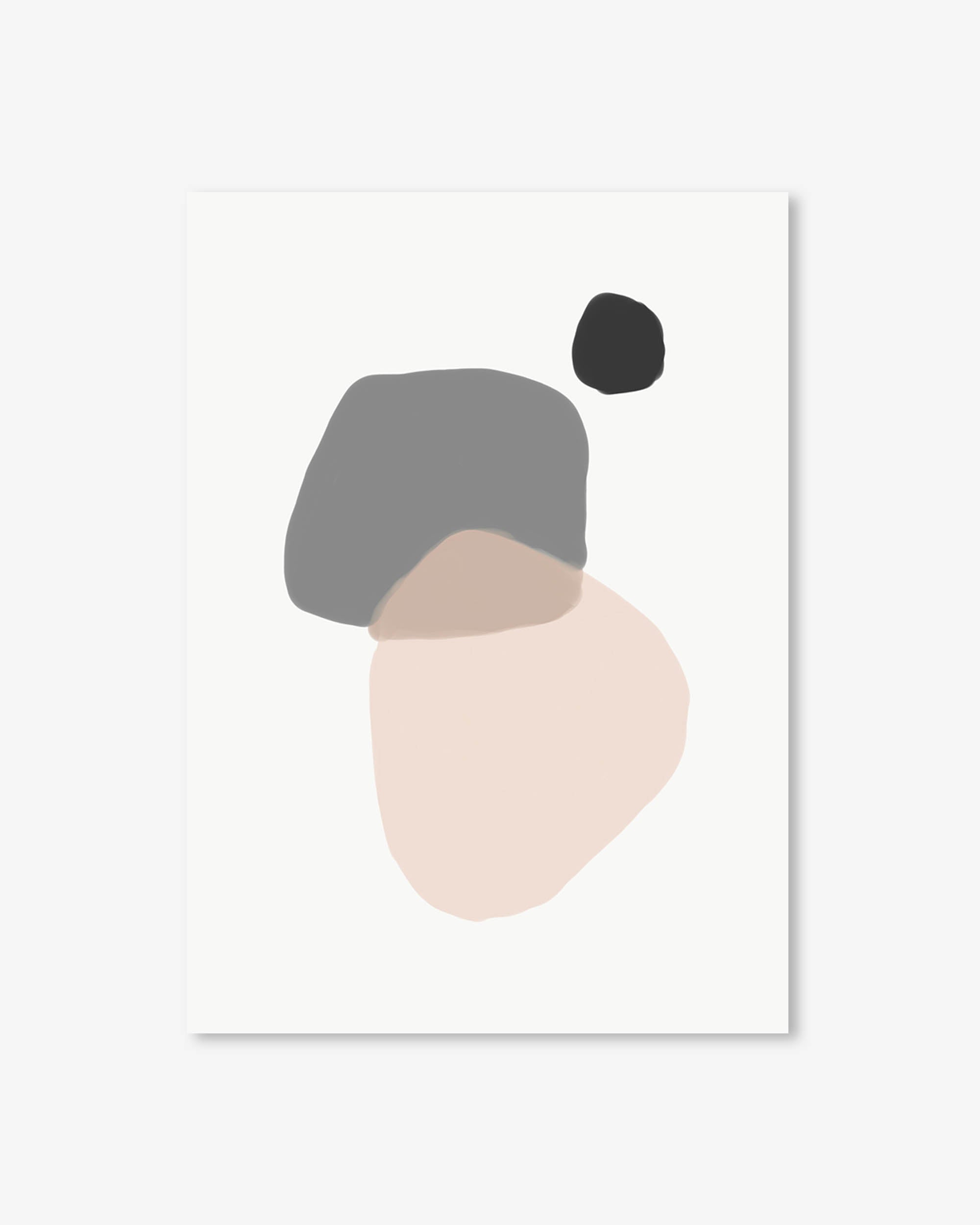 Minimal Abstract Shapes Art Print
