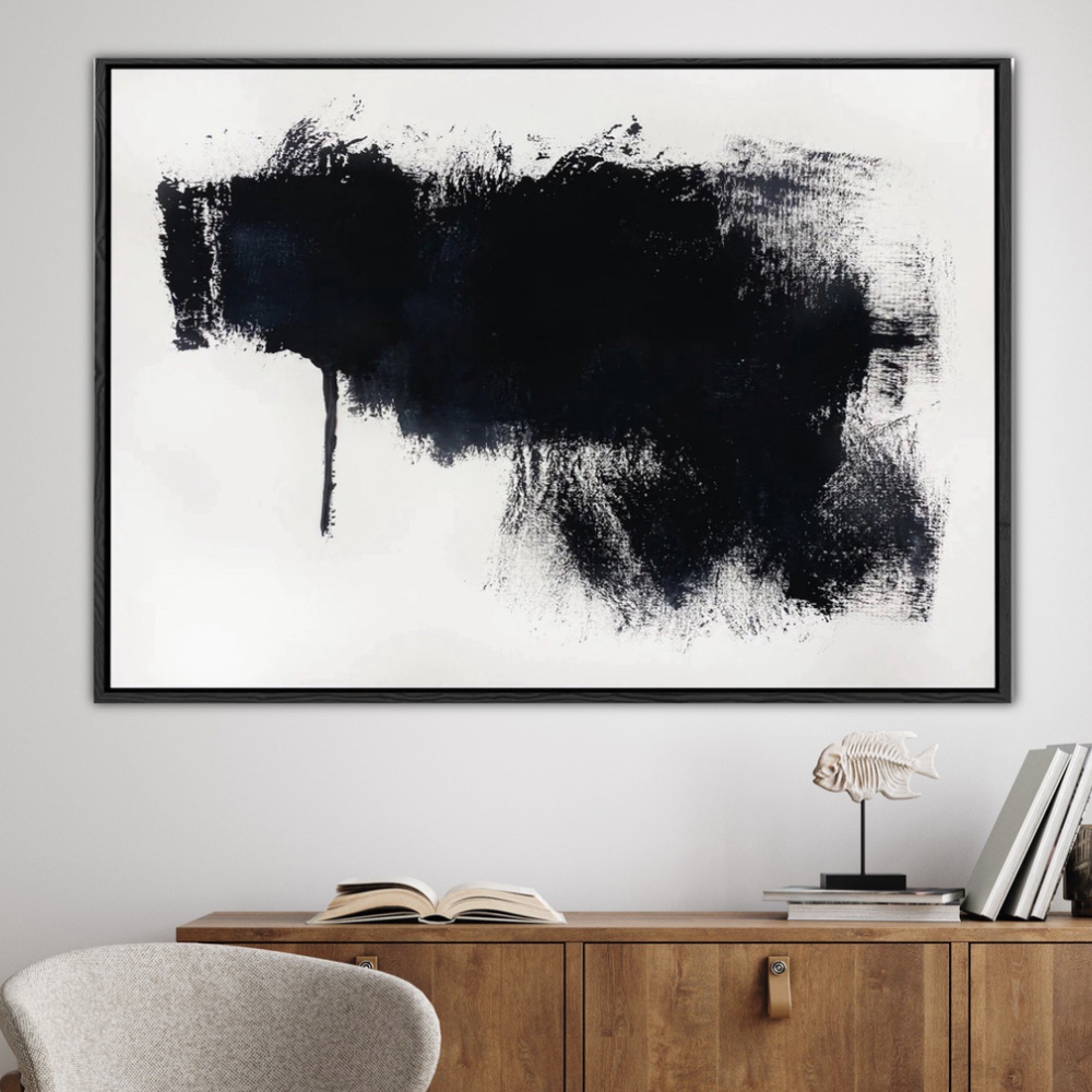 Abstract Illusions I Framed Canvas-Abstract House