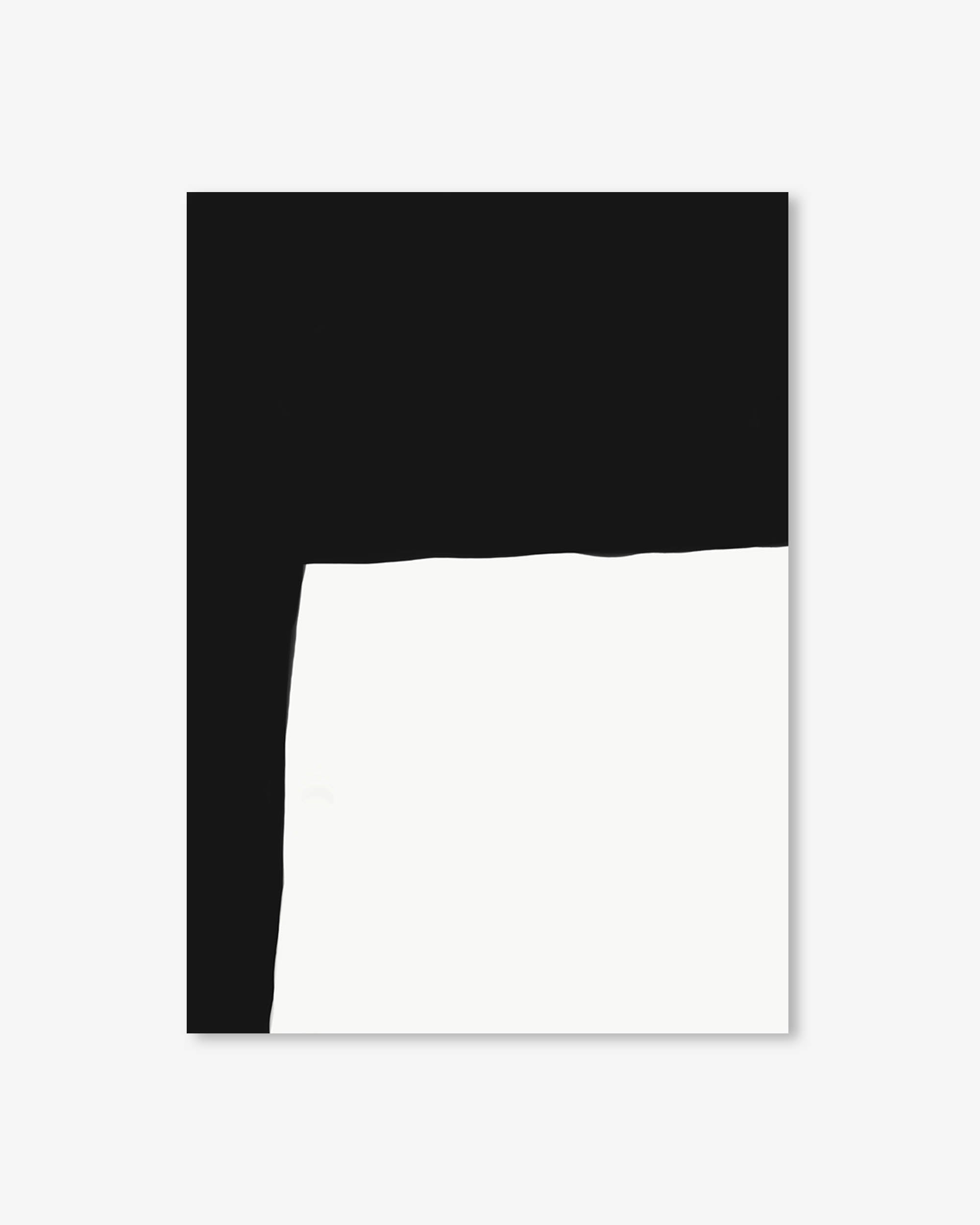 Monochrome Shape Art Print