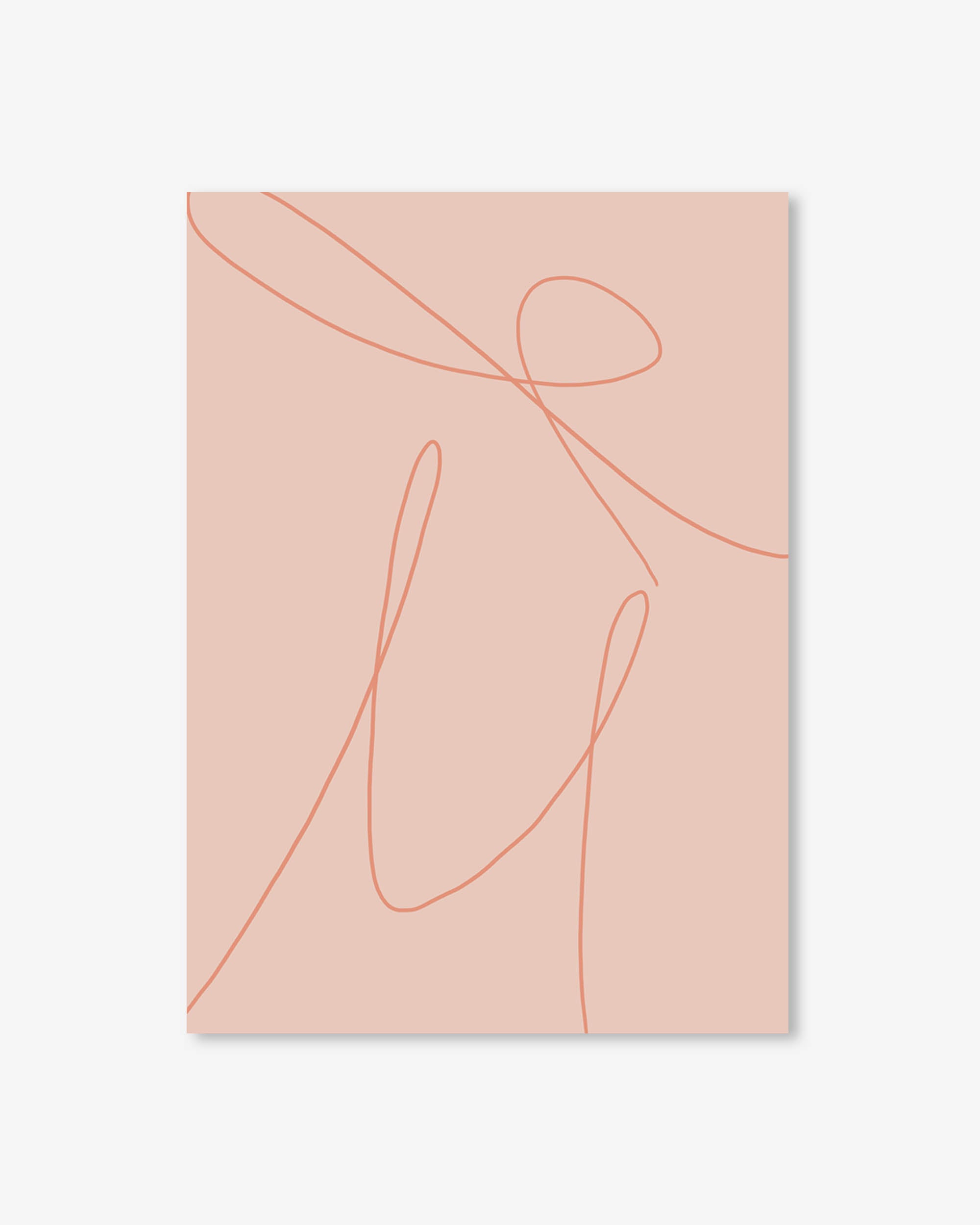 Blush Line Art Print