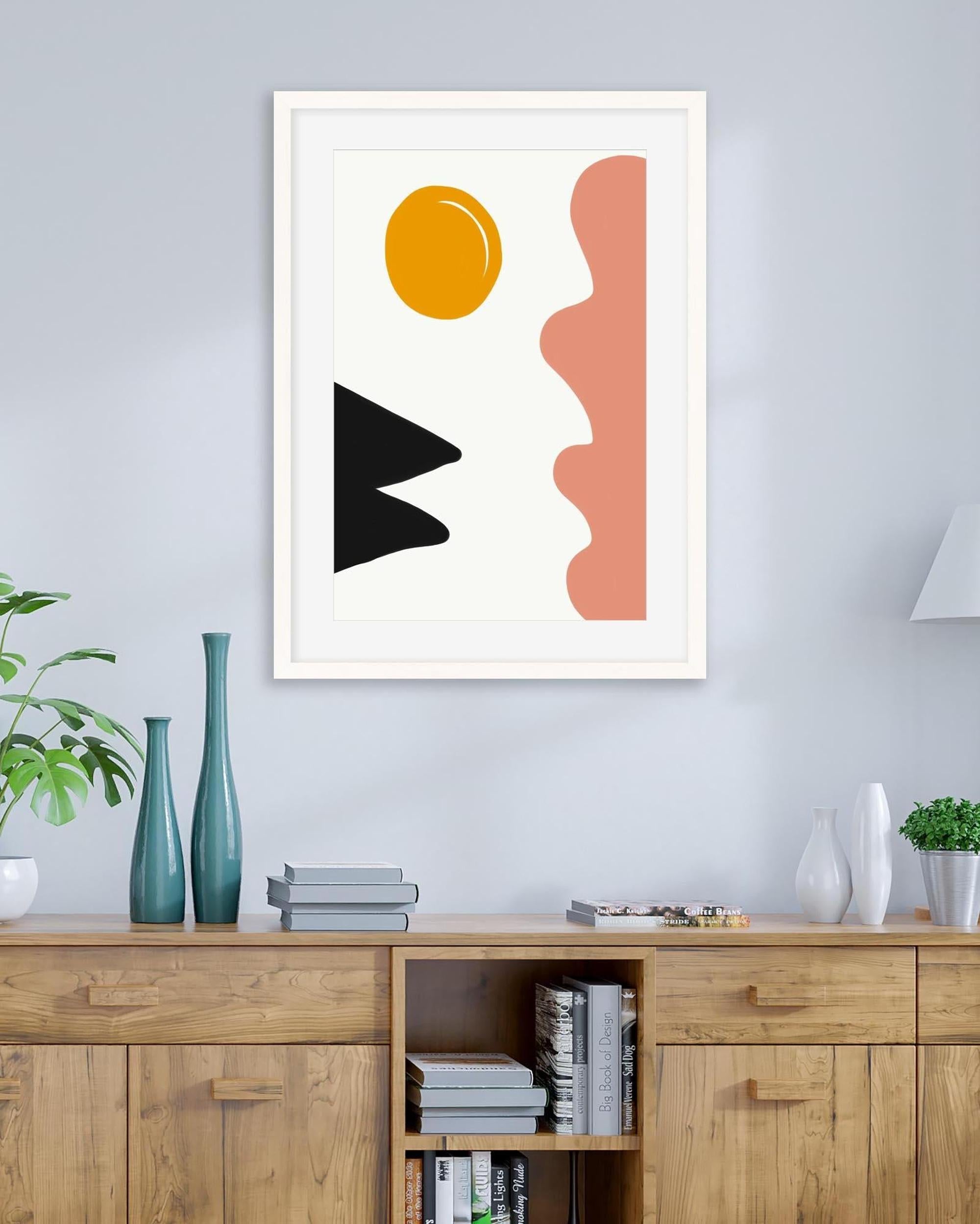 Bohemian Colours Framed Art-Abstract House