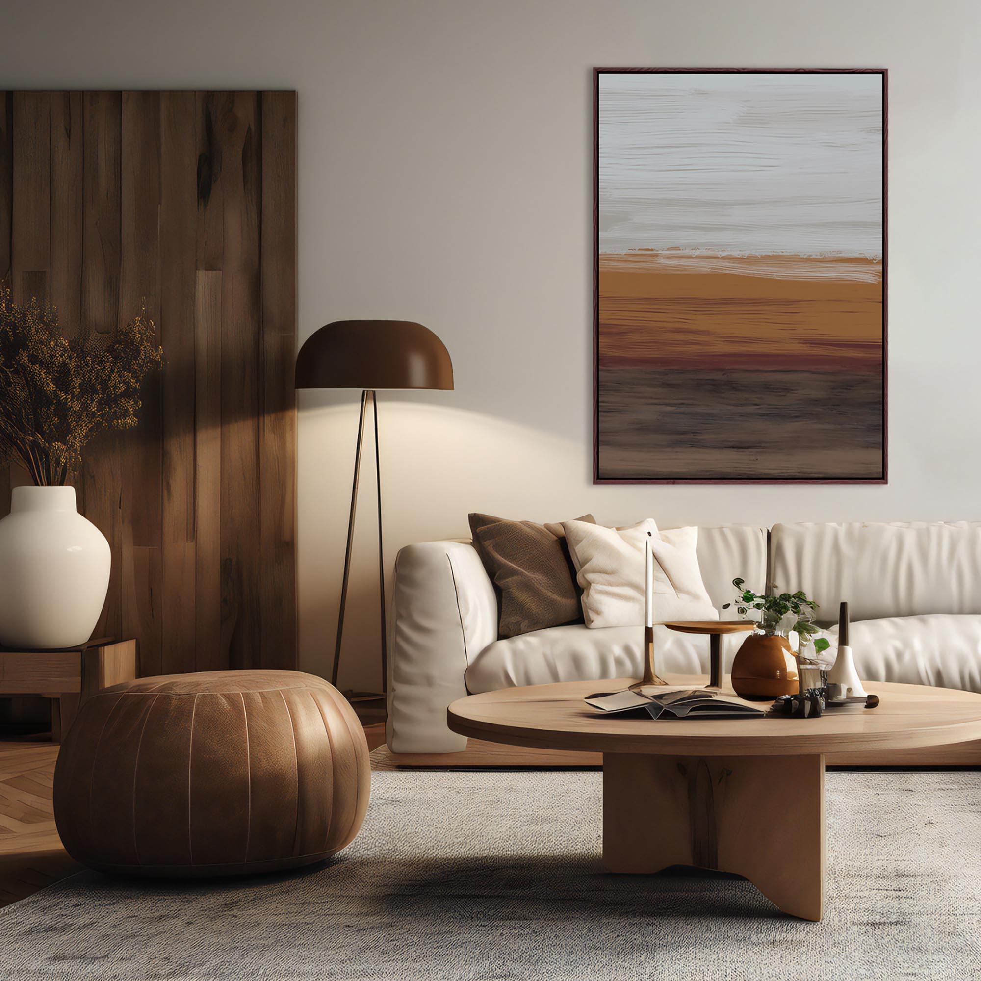 Untitled III Framed Canvas-Abstract House