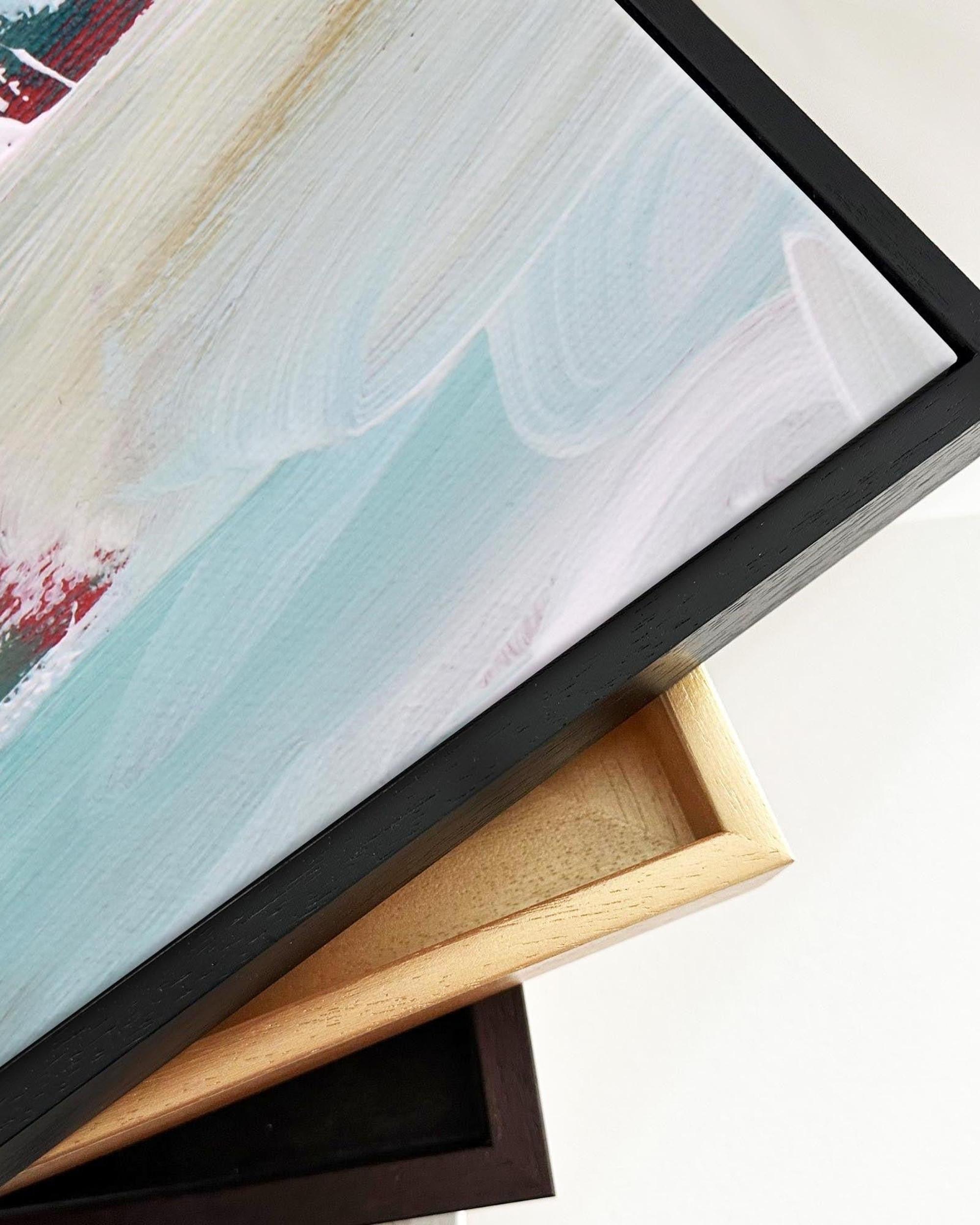 Abstract 107 Framed Canvas-Abstract House