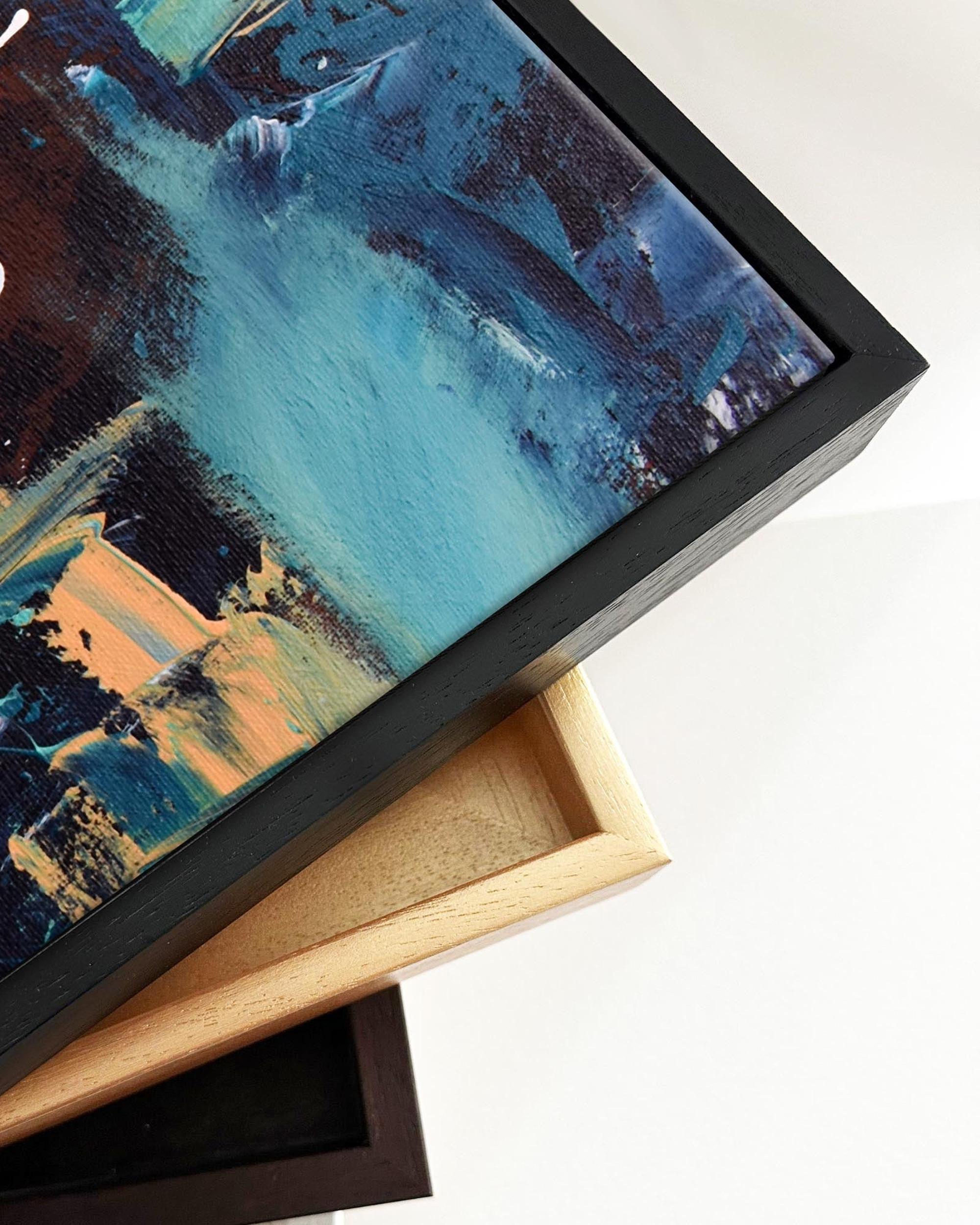 Abstract 247 Framed Canvas-Abstract House