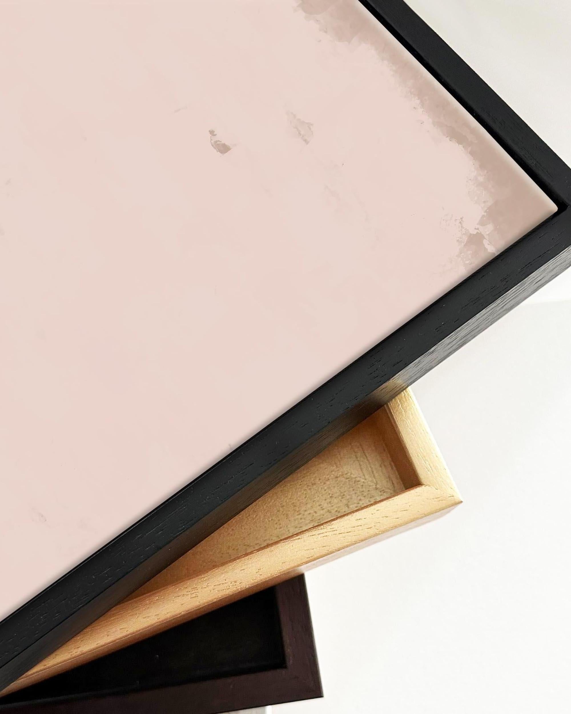 Pink Light At Dawn Framed Canvas-Abstract House