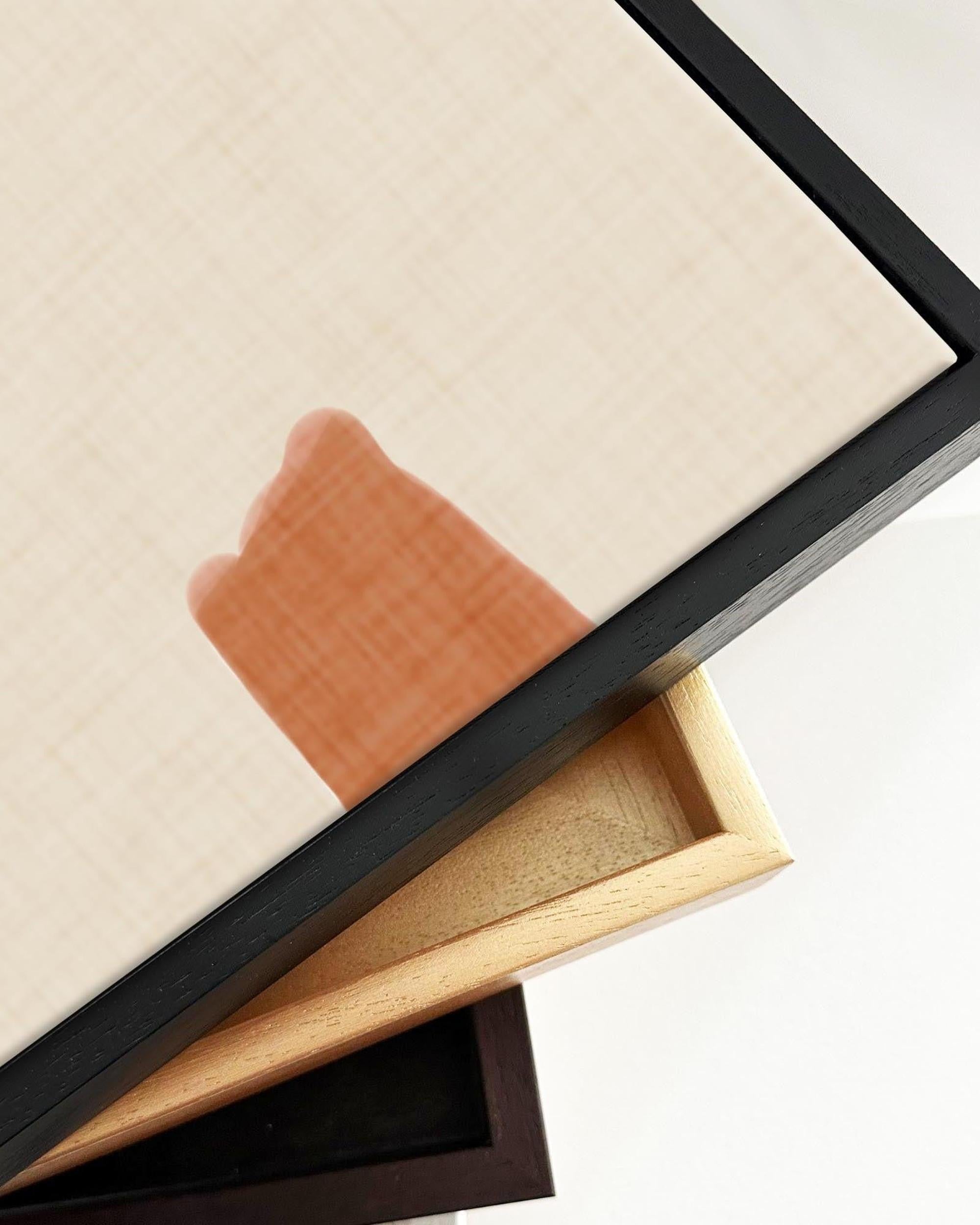 Calm Tones Framed Canvas-Abstract House