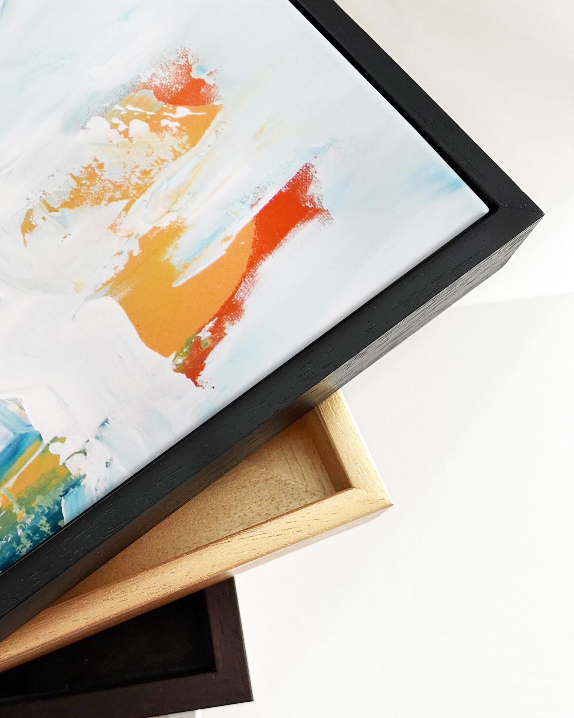 Abstract 153 Framed Canvas-Abstract House