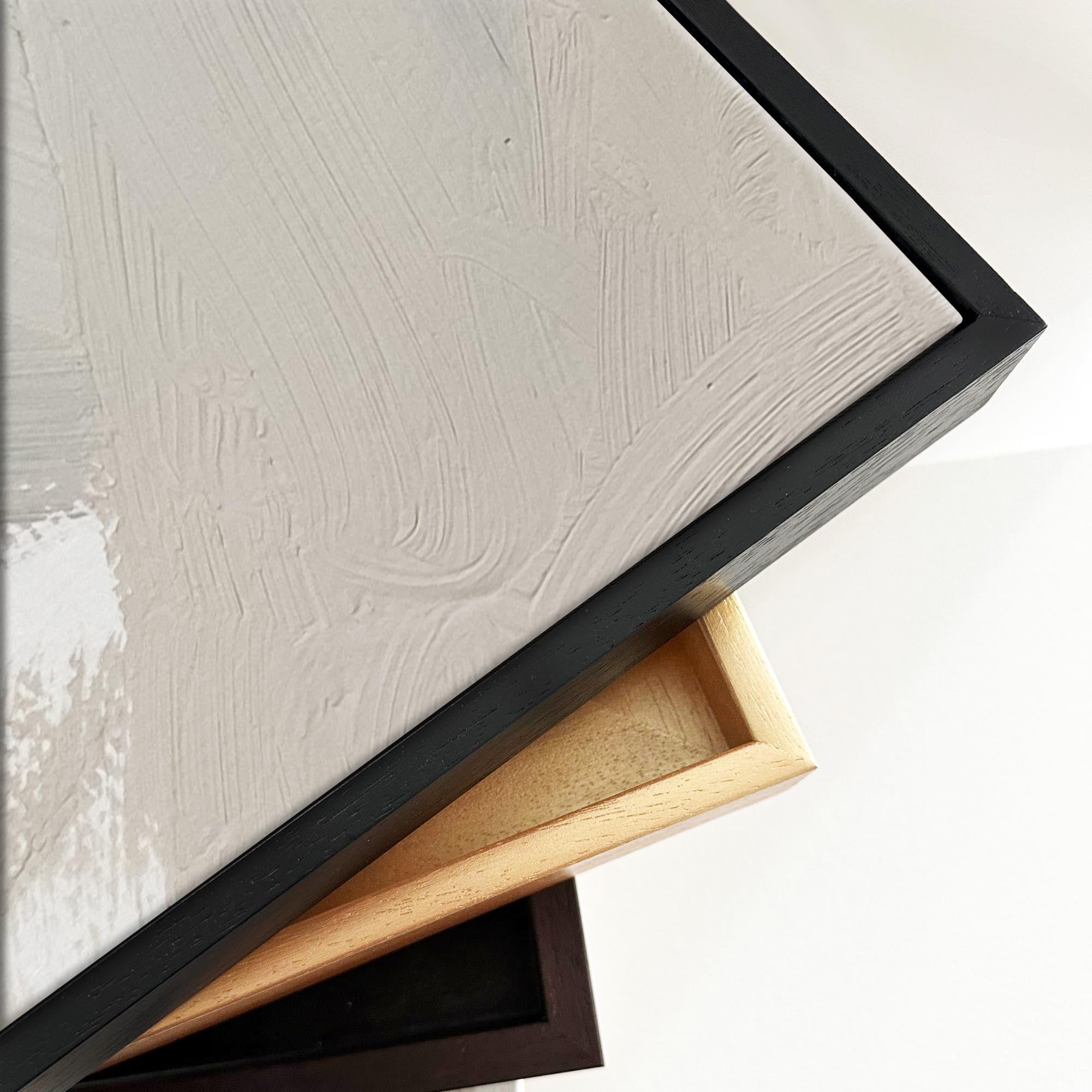 Serene Grey Skies Framed Canvas-Abstract House