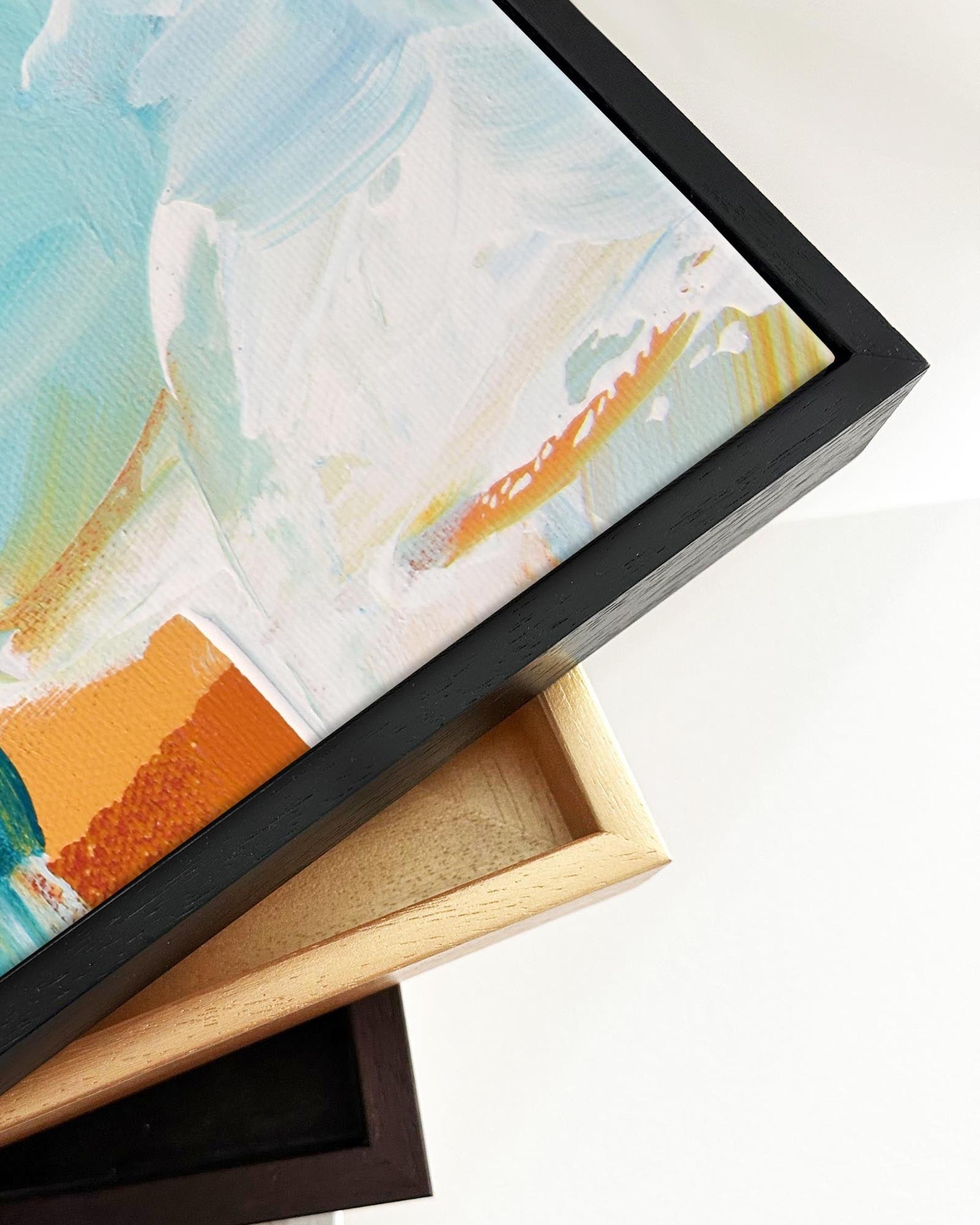 Abstract 266 Framed Canvas-Abstract House