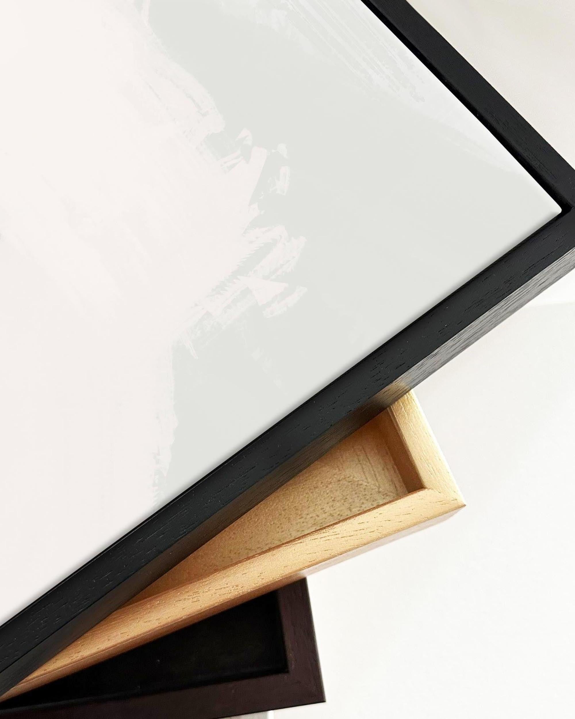 Cloud Framed Canvas-Abstract House
