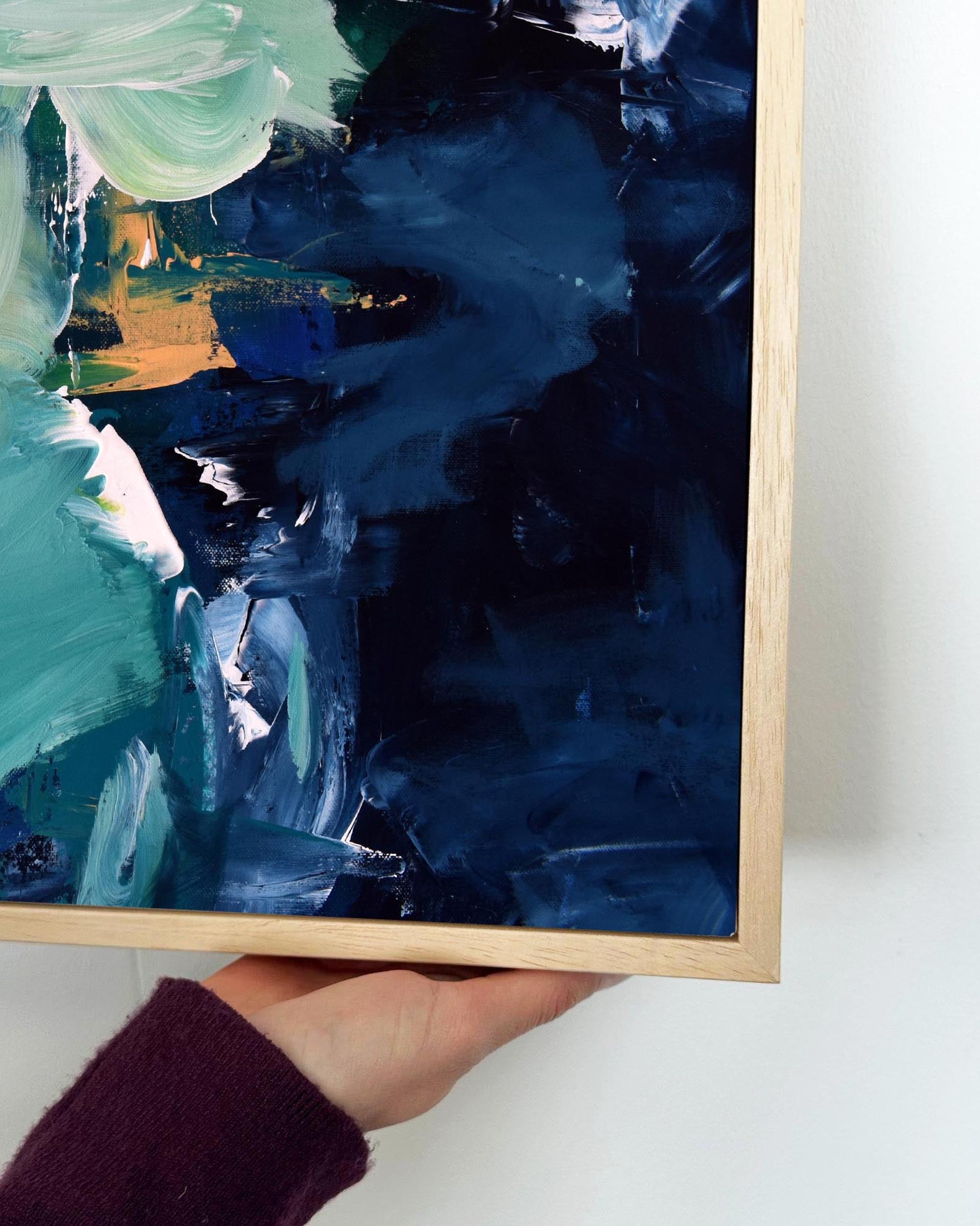 Abstract 175 Framed Canvas-Abstract House