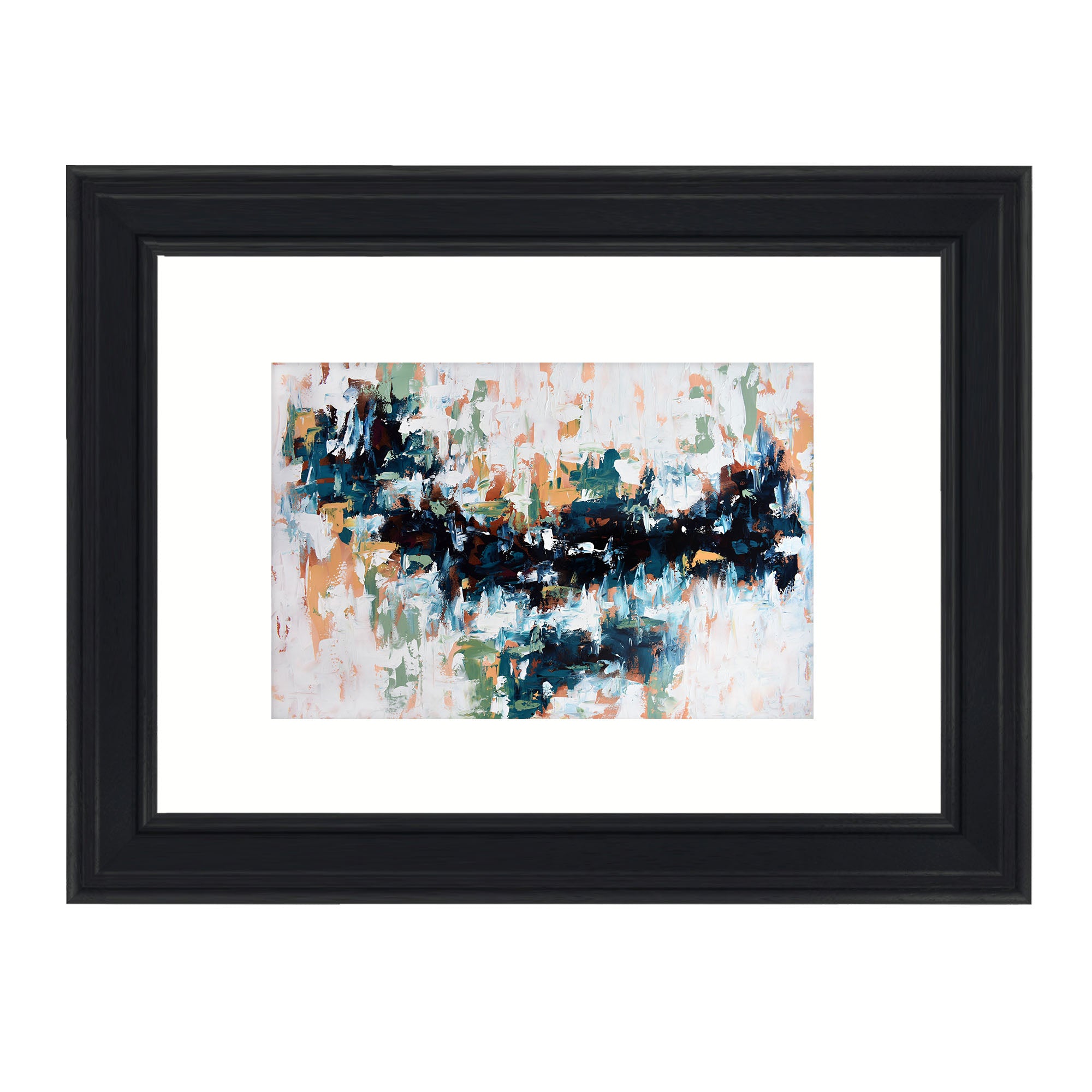 Floating Limited Edition Framed Art-Abstract House