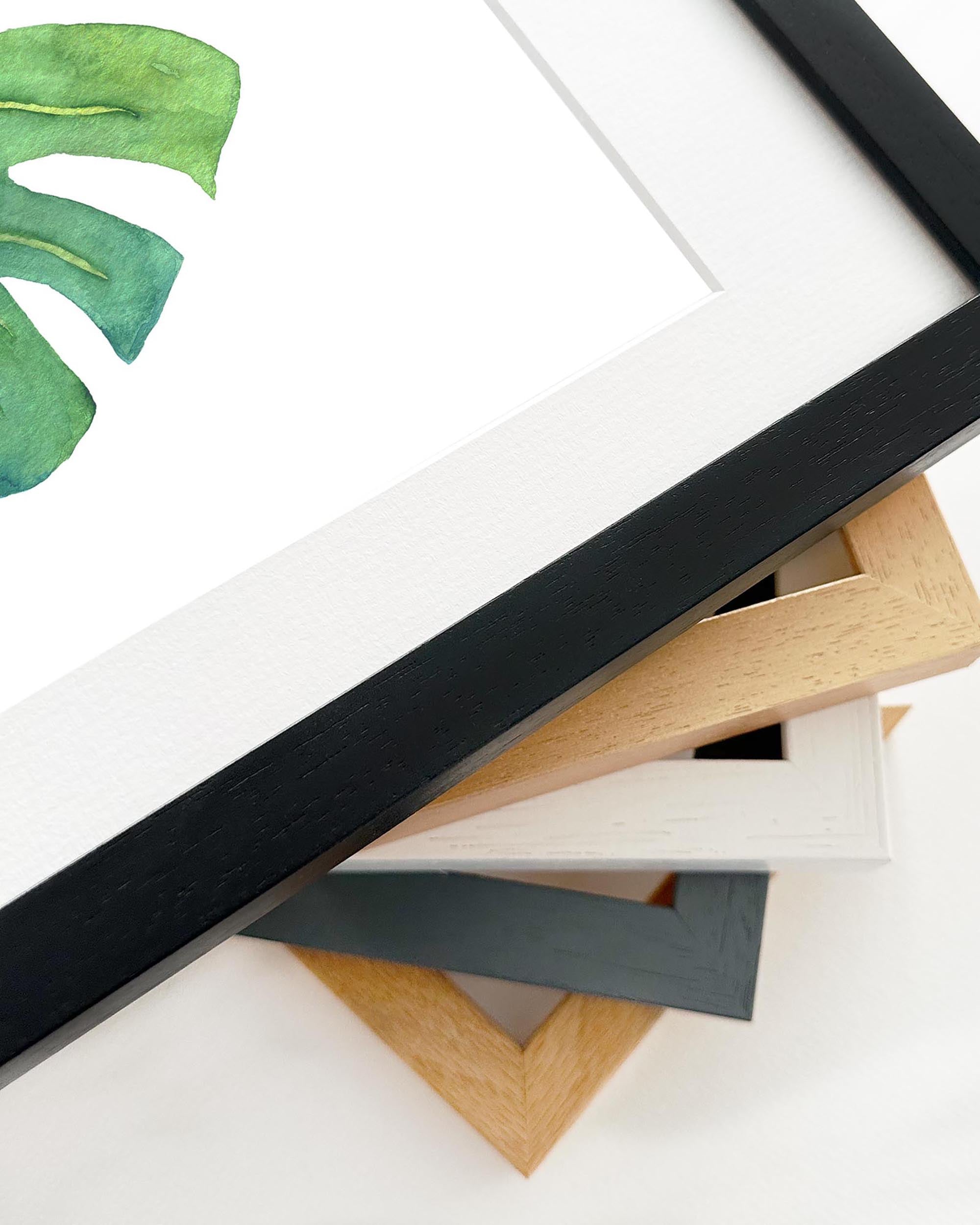 Watercolour Monstera Leaf Art Print
