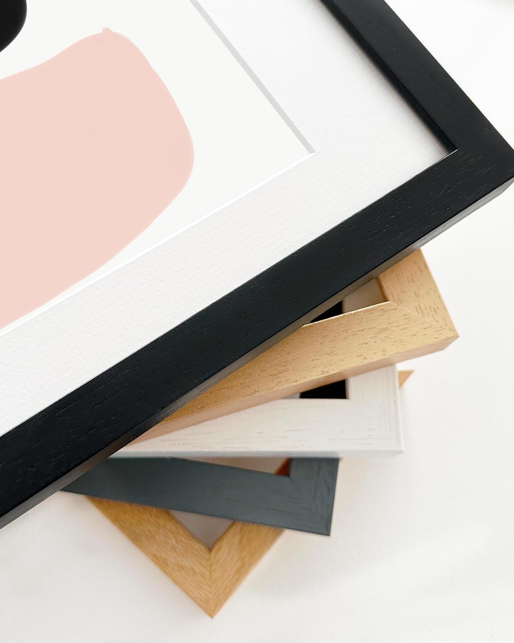 Mono Blush Tones Art Print