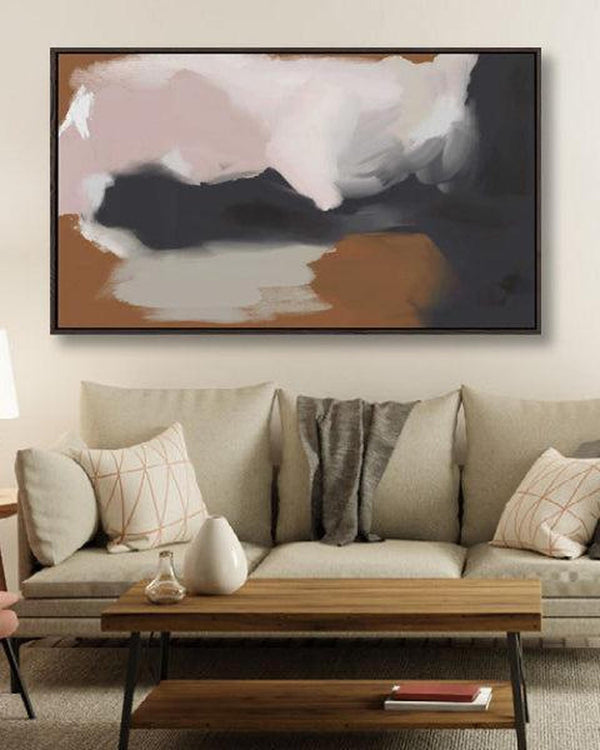 The Island Framed Canvas Art-framed-Canvas Prints-Abstract House