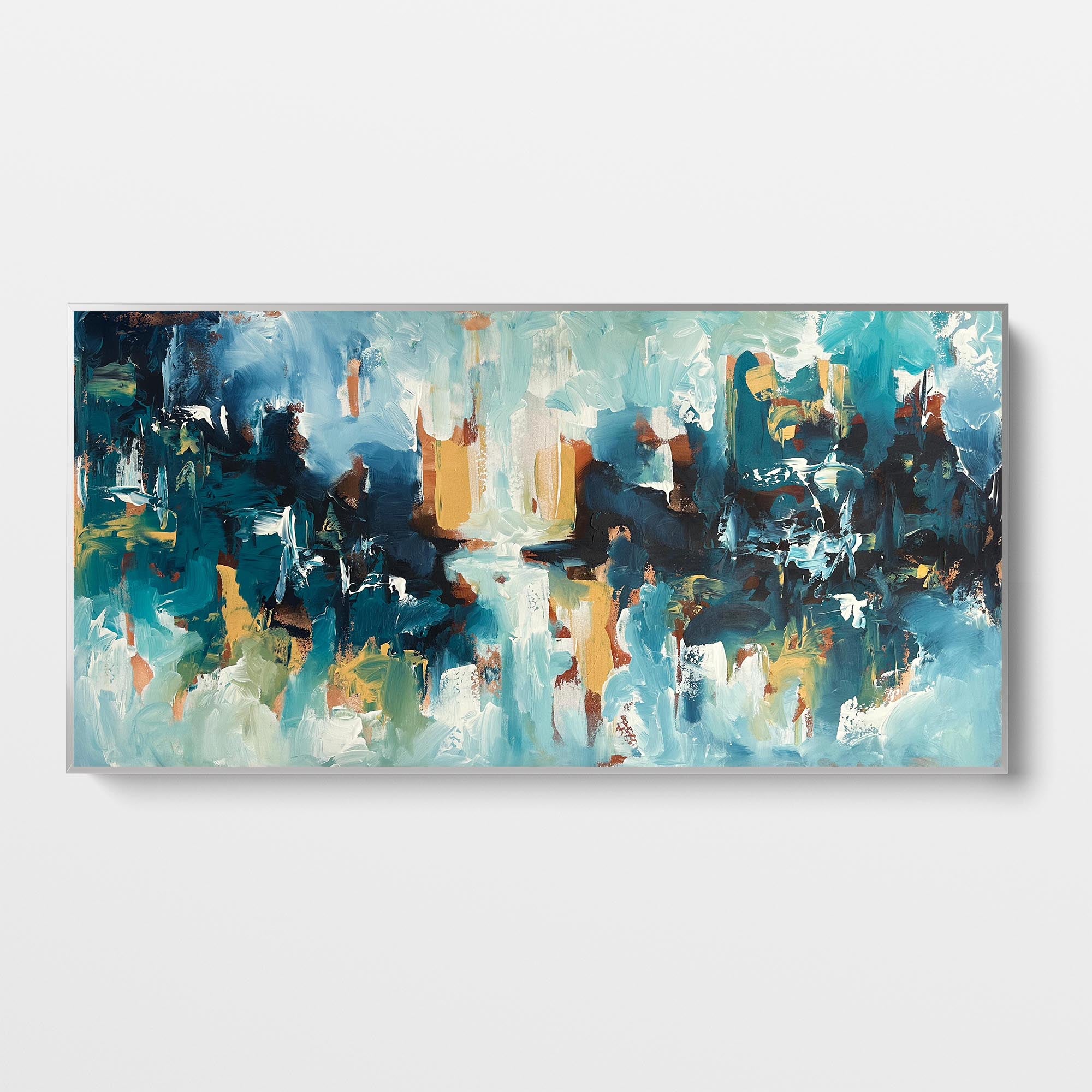 Keep At Bay - Original Painting-Abstract House