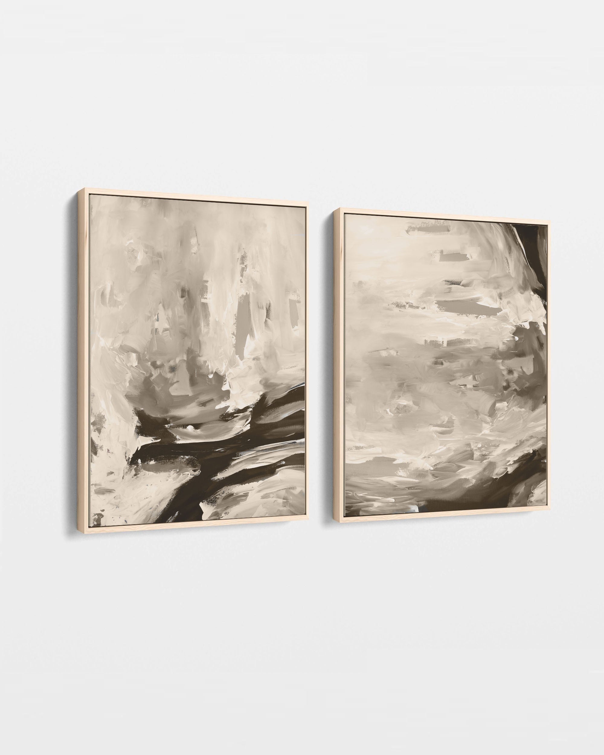 Misty Valley - Set Of 2 Prints