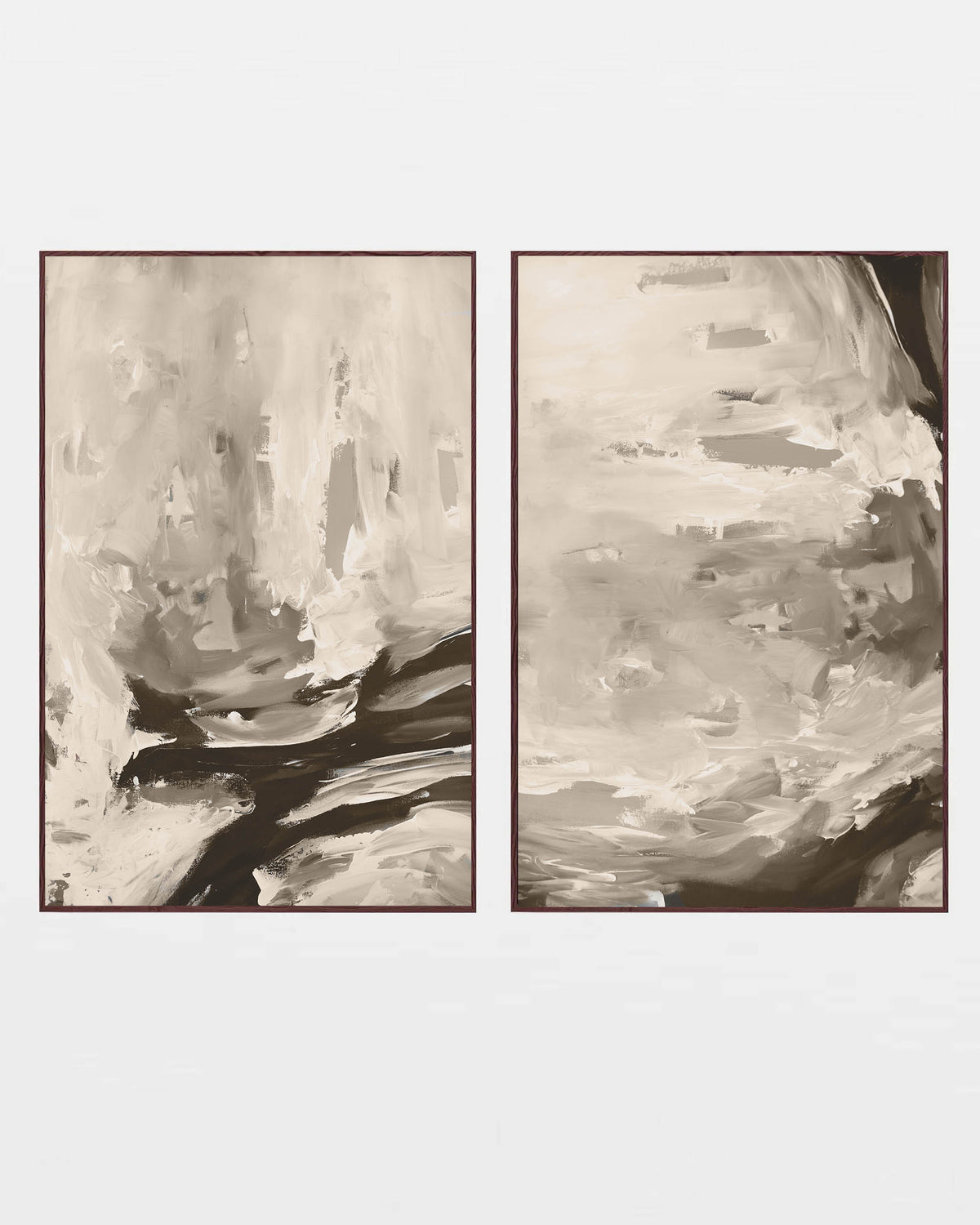 Misty Valley - Set Of 2 Prints