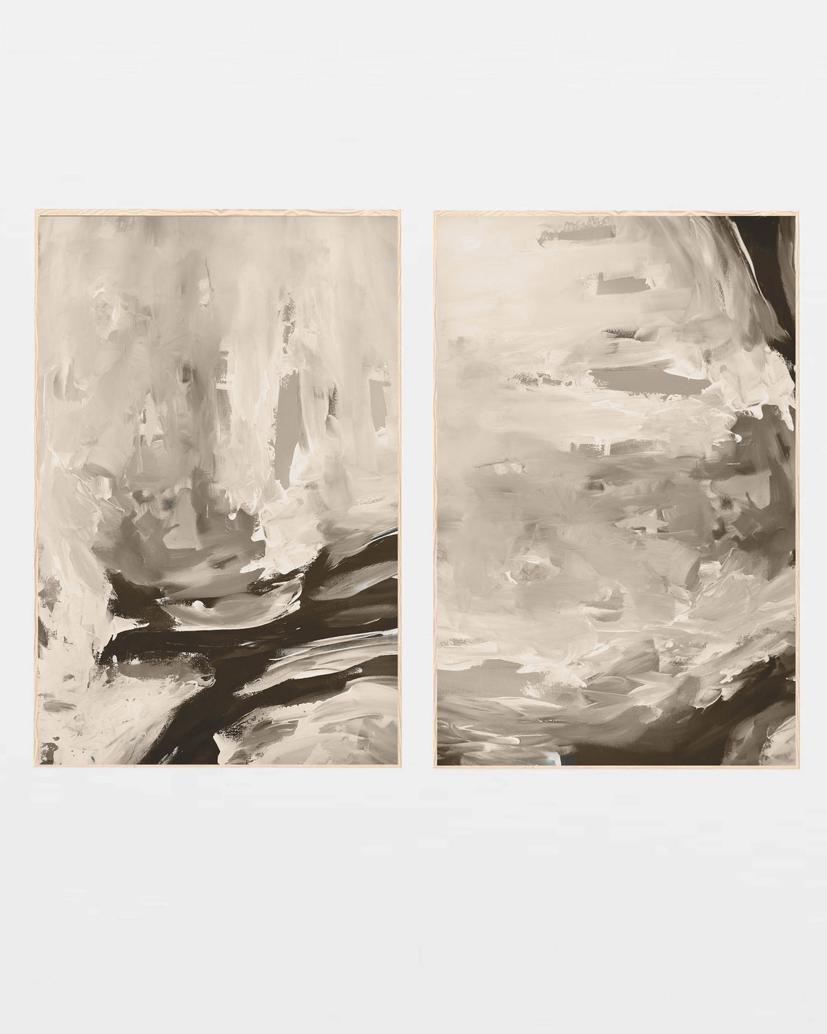 Misty Valley - Set Of 2 Prints