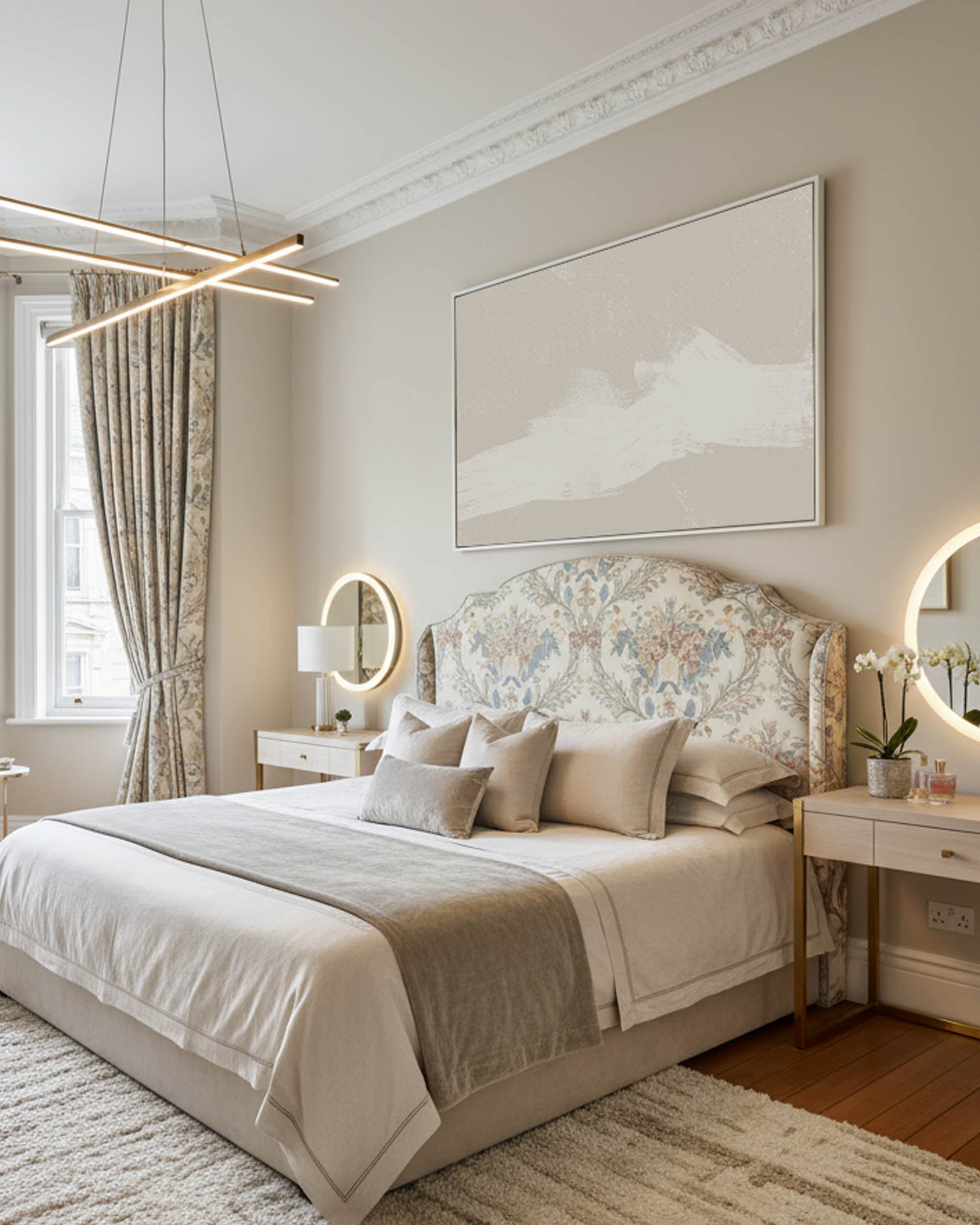 Neutral Abstract Sands Canvas Art