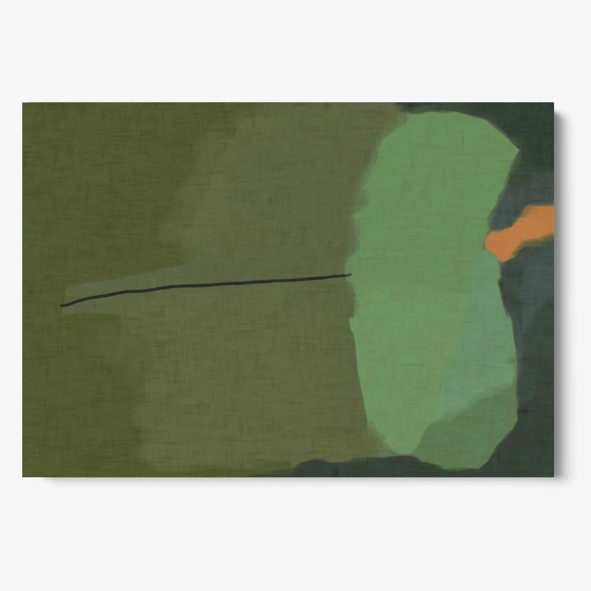 Rothko Green Canvas Art