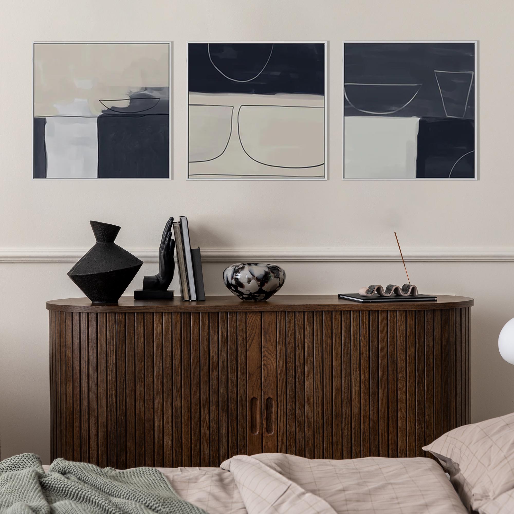 Still Life Study Framed Canvas Set-Abstract House