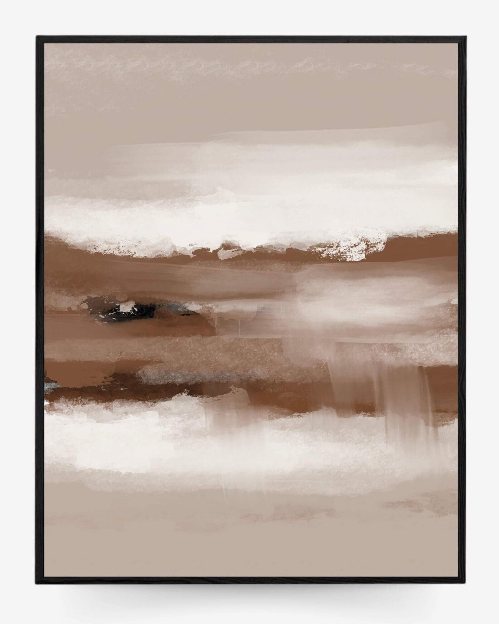 Dusk II Framed Canvas-Abstract House