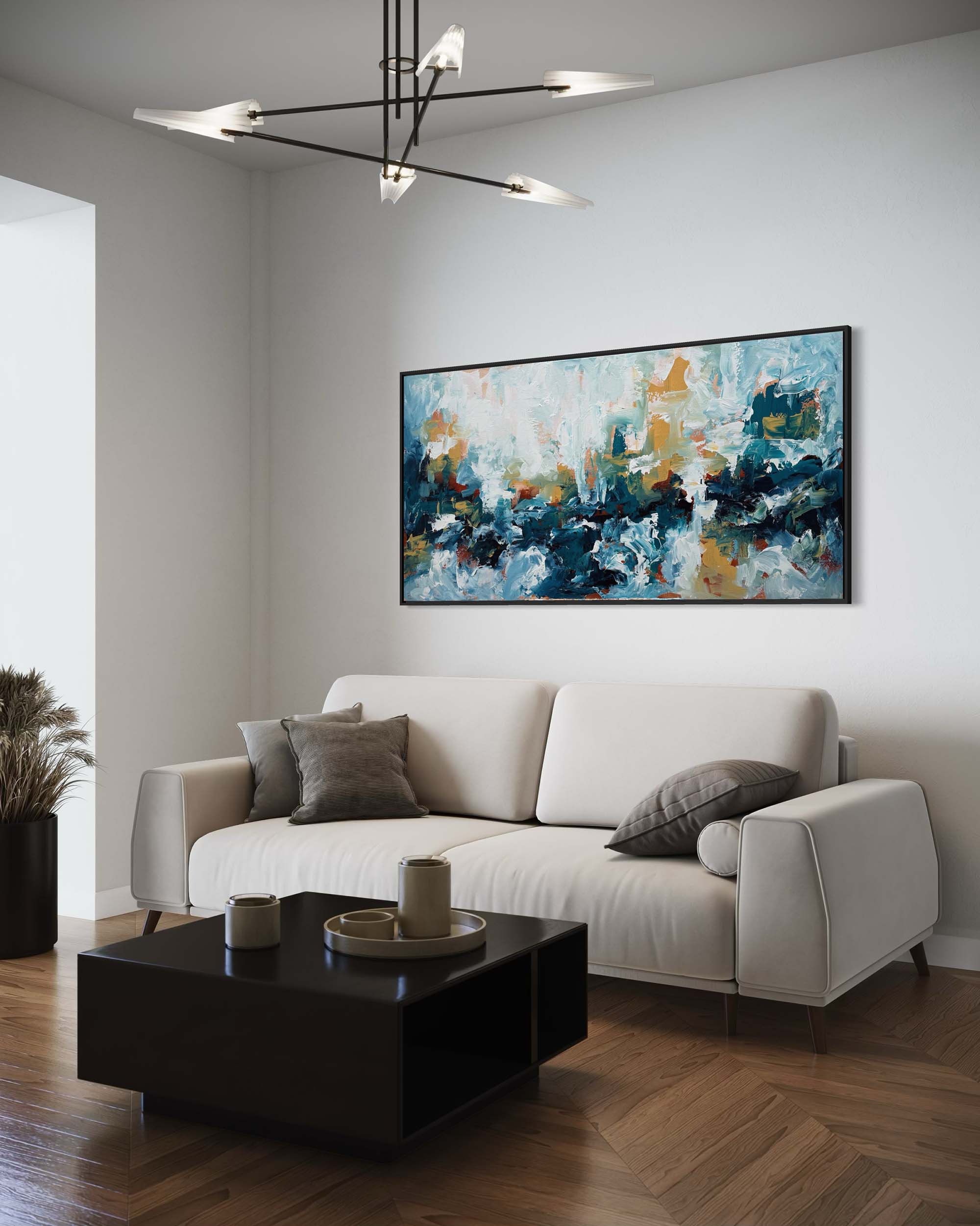 Waves Of Change | Original Painting | 150x76cm