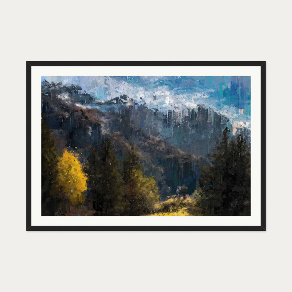 A Beautiful Landscape View — 70 x 100 cm — Black Frame