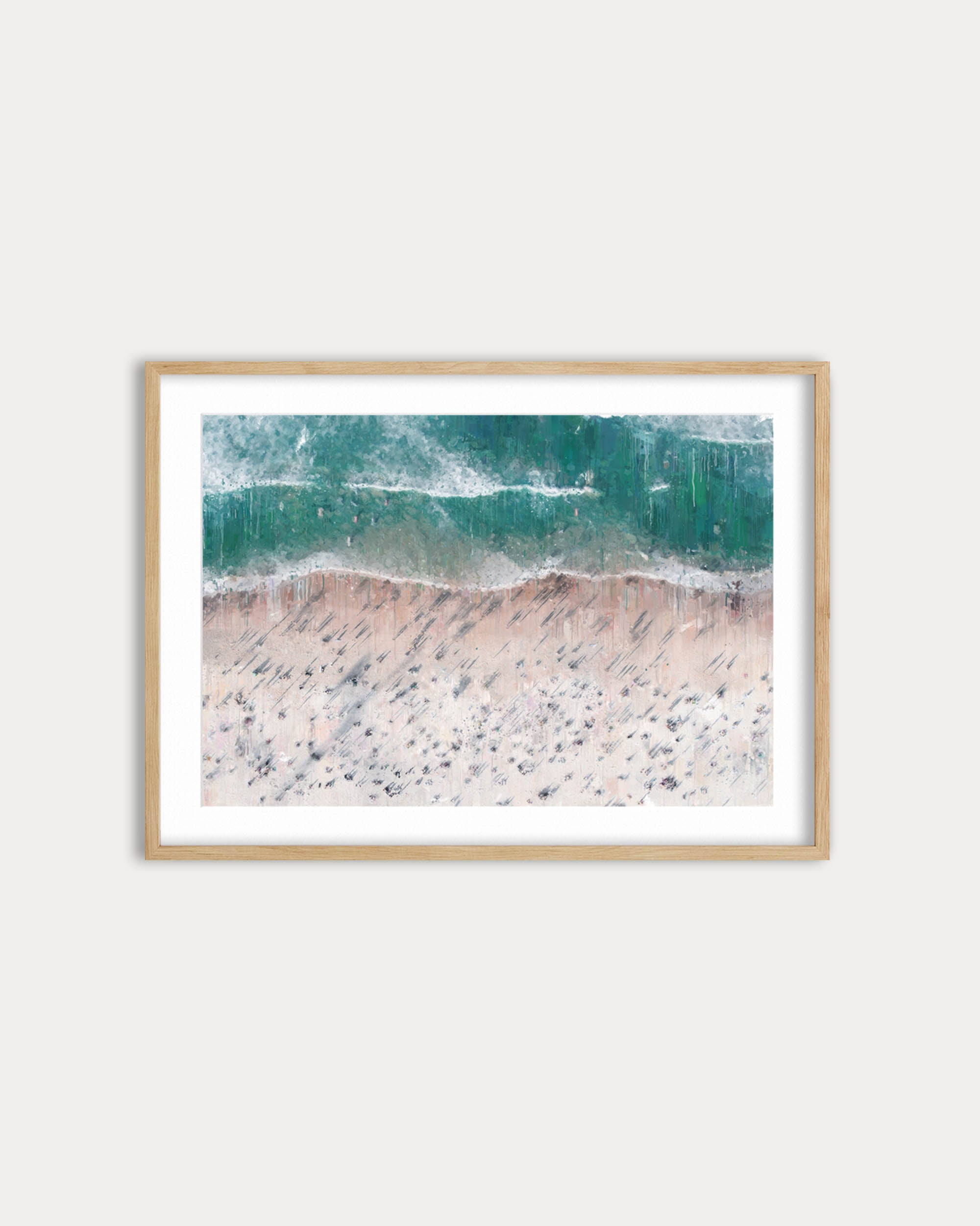 Sandy Beach Shore Landscape Art Print