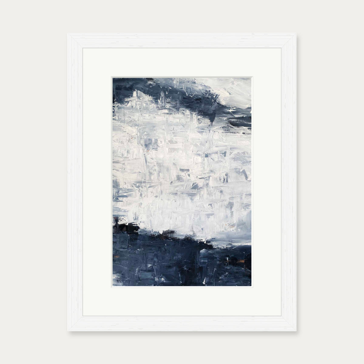 Abstract 507 Art Print — 30 x 40 cm — White Frame