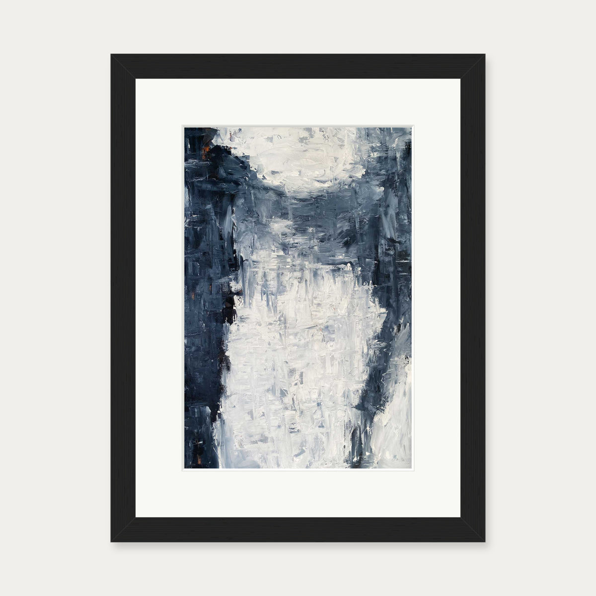 Abstract 509 Art Print — 30 x 40 cm — Black Frame