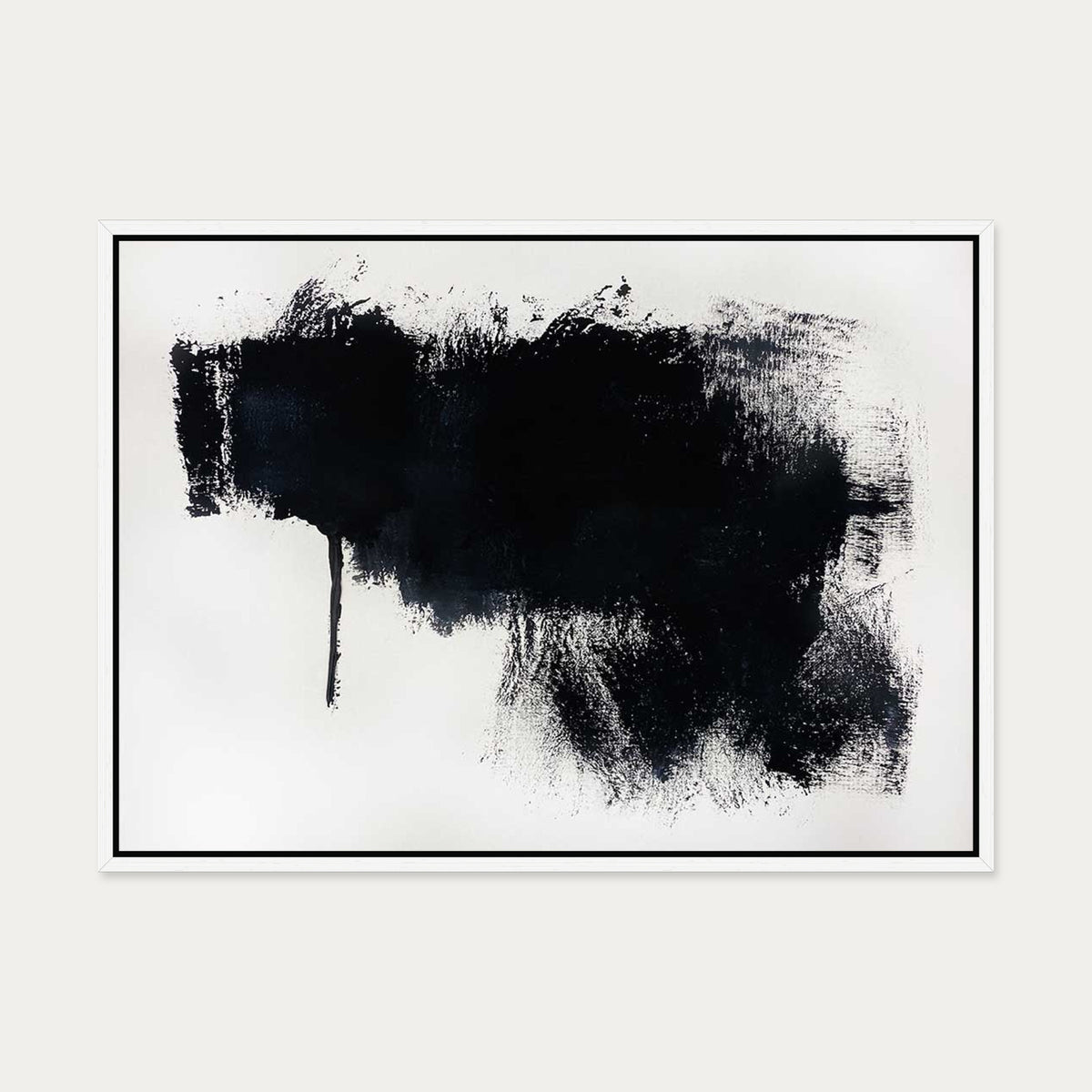 Abstract Illusions I Canvas Art — 50 x 70 cm — White Frame
