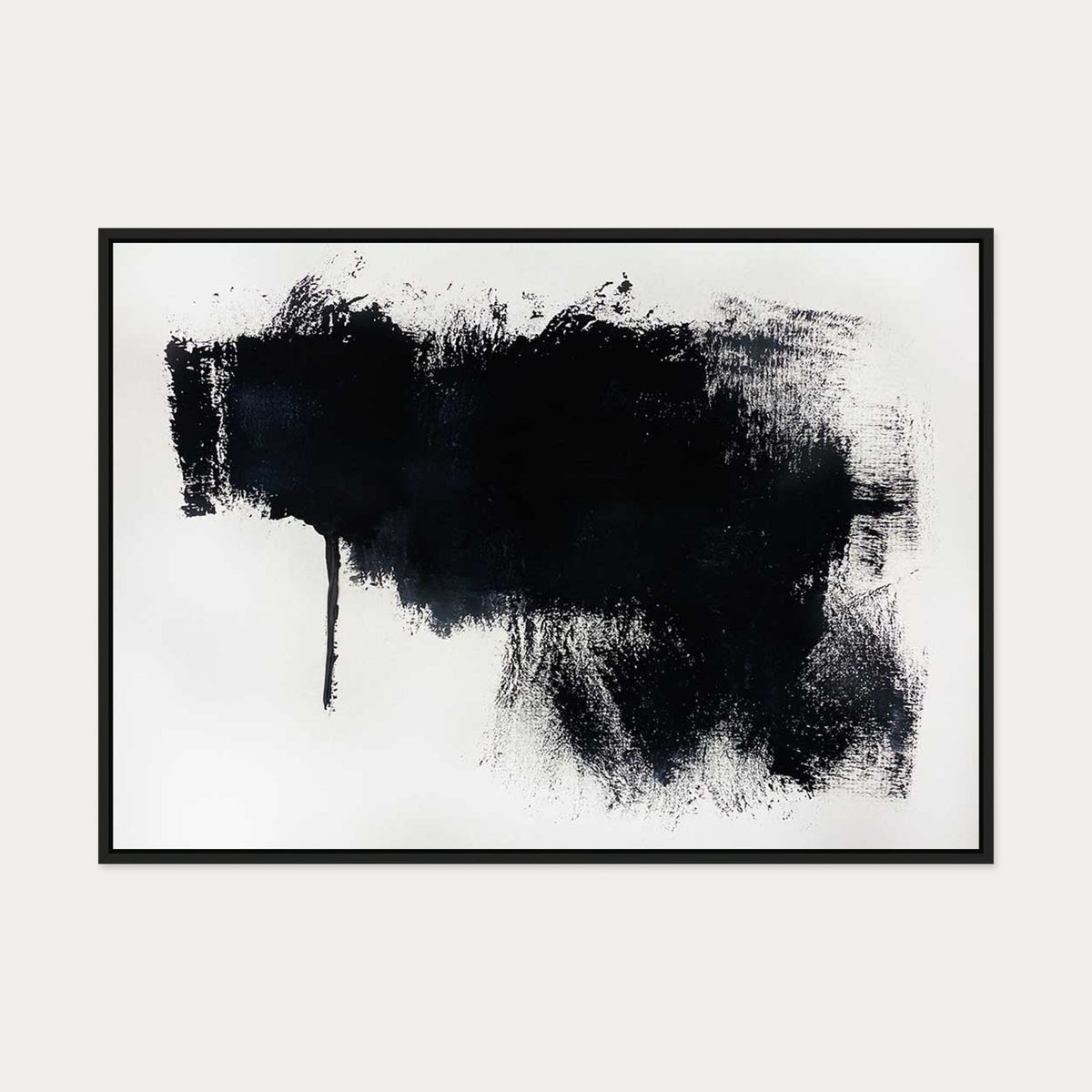 Abstract Illusions I Canvas Art — 70 x 100 cm — Black Frame