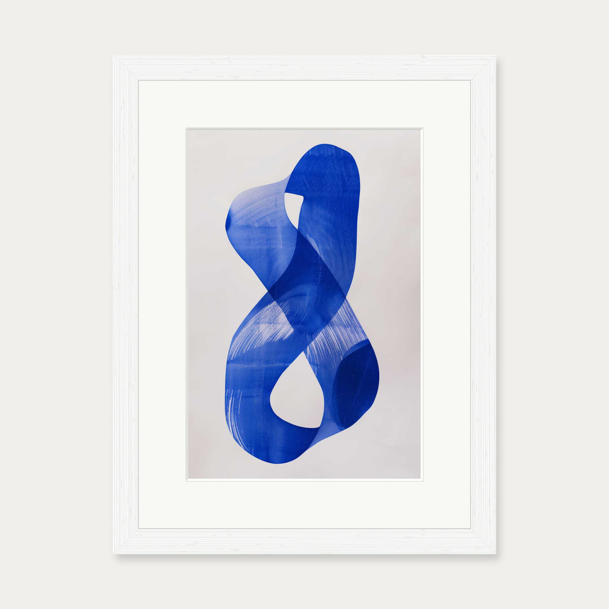 Abstract Infinity Wall Art — 30 x 40 cm — White Frame