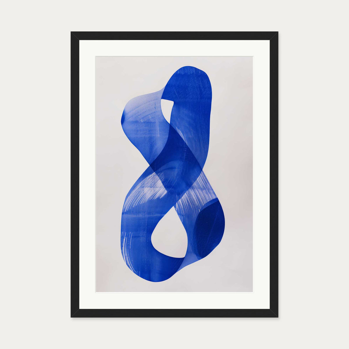 Abstract Infinity Wall Art — 50 x 70 cm — Black Frame