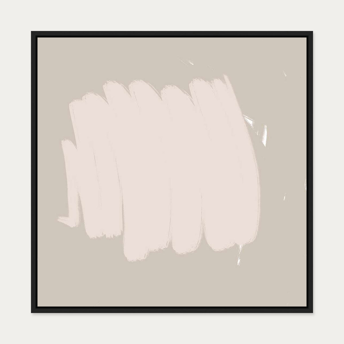 Abstract Study Canvas Art — 70 x 70 cm — Black Frame